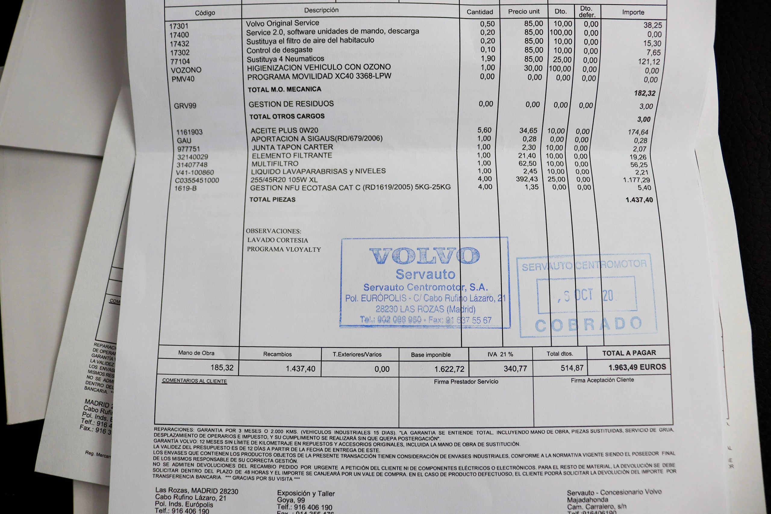 Volvo Xc 60 2.0 T5 AWD INSCRIPTION 253cv Auto 5P # CUERO, TECHO ELECTRICO PANORAMICO, FAROS LED - Foto 27