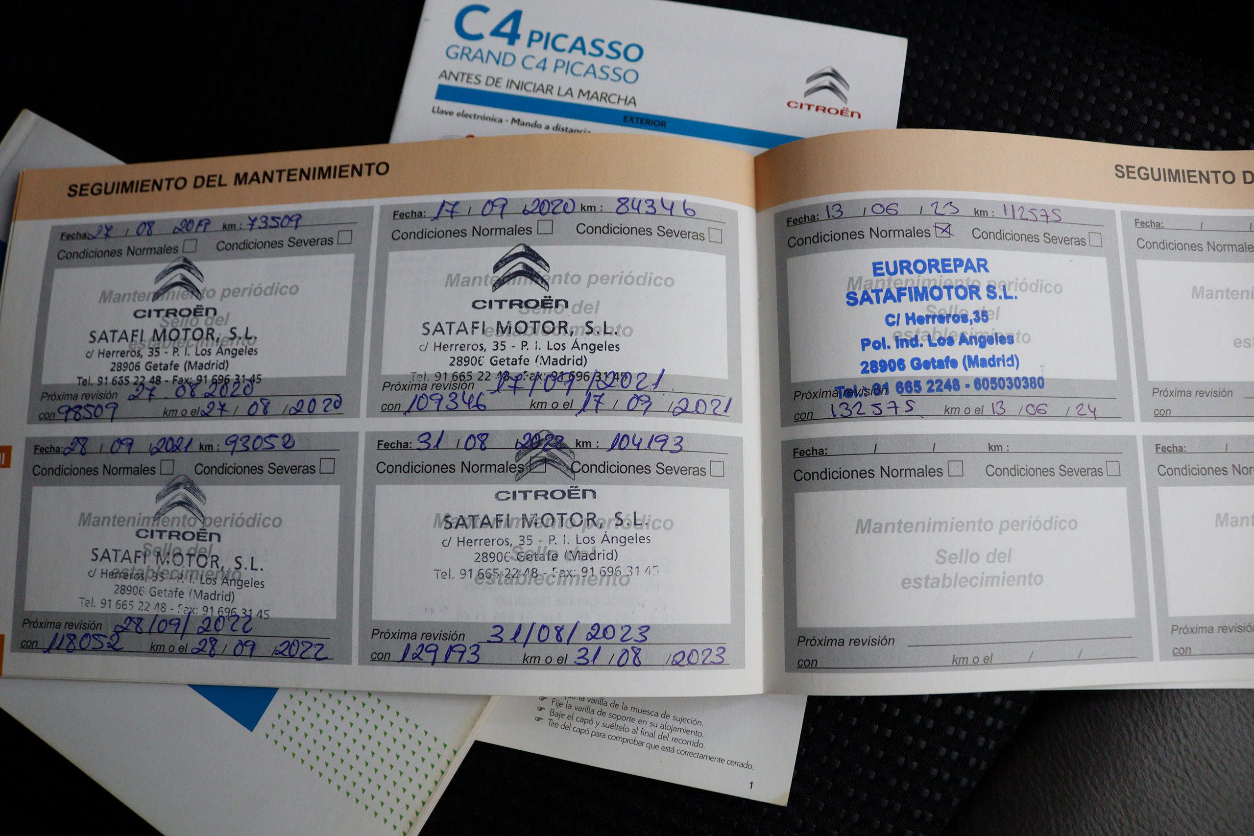 Citroen C4 Picasso 1.6 BlueHDI Shine 120cv 5P S/S # TECHO PANORAMICO, NAVY, FAROS LED, CAMARA 360 - Foto 27