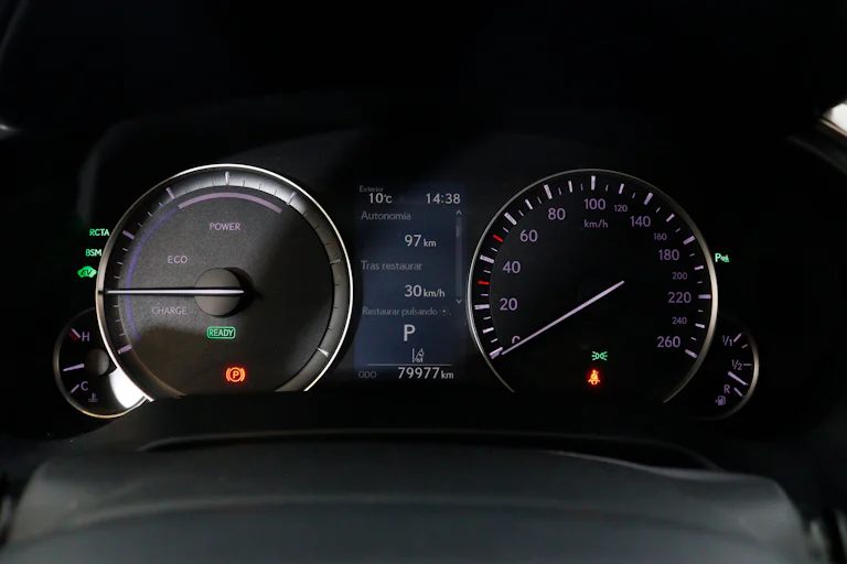 Lexus Rx 450h 3.5 Executive Tecno AWD 262cv Auto 5P # IVA DEDUCIBLE, NAVY, CUERO, TECHO ELECTRICO, FAROS LED foto 17