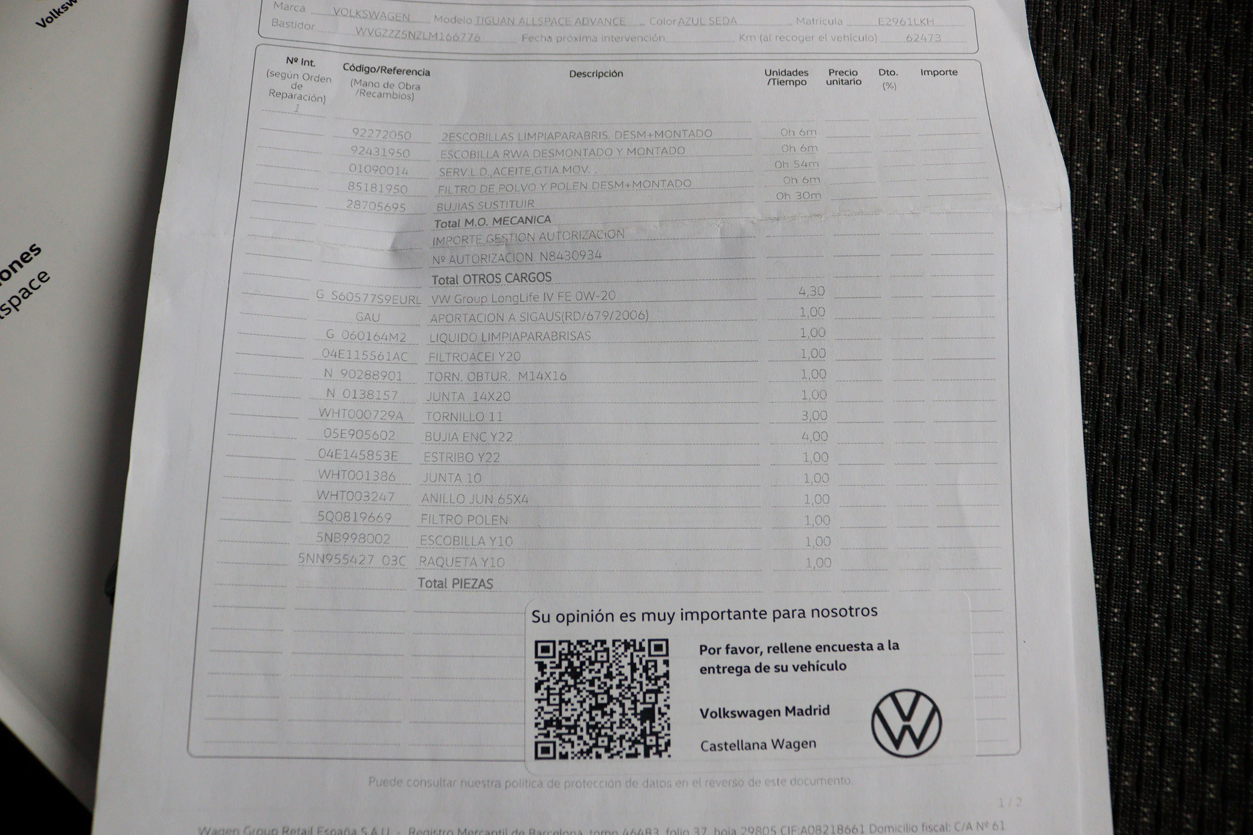 Volkswagen Tiguan ALLSPACE 1.5 TSI Advance 150cv DSG 5P S/S 7 Plazas # IVA DEDUCIBLE, NAVY, PARKTRONIC - Foto 25