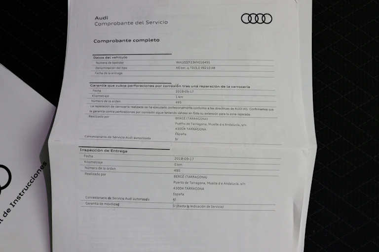 Audi A6 50 3.0 TDI Quattro Design 285cv Auto 4P S/S # IVA DEDUCIBLE, NAVY, FAROS LED foto 30