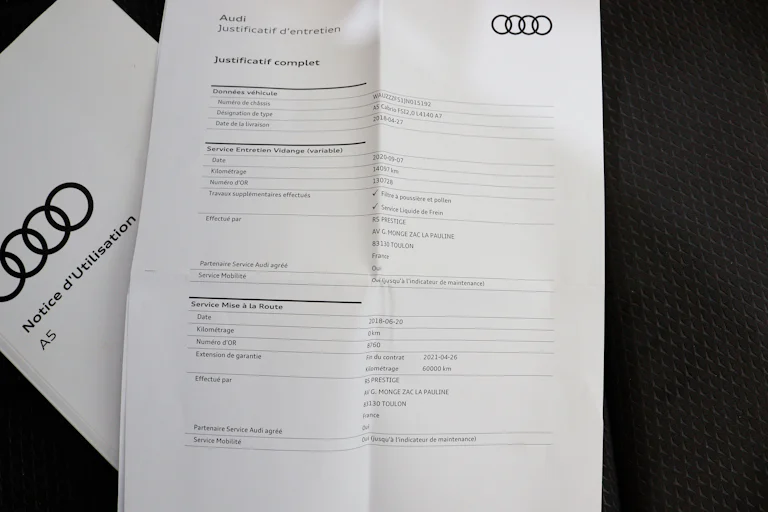 Audi A5 Cabrio 2.0 TFSI MHEV 190cv S-Tronic S-Line 2P S/S # NAVY, FAROS LED, PARKTRONIC foto 28