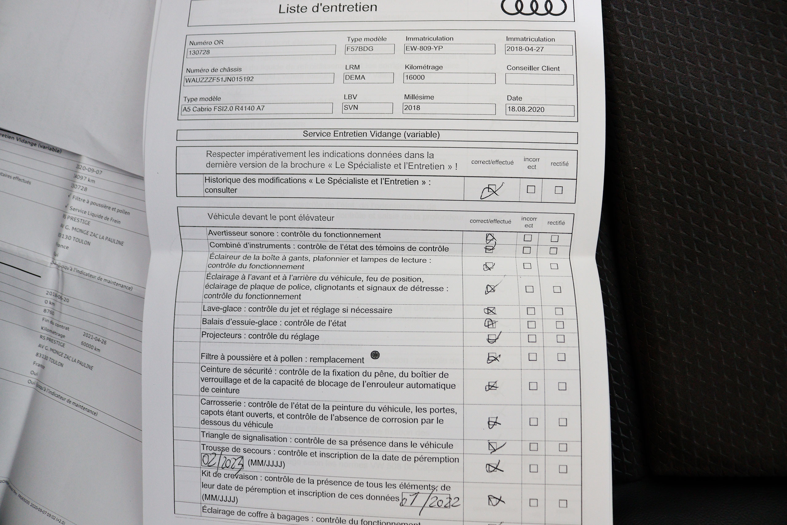 Audi A5 Cabrio 2.0 TFSI MHEV 190cv S-Tronic S-Line 2P S/S # NAVY, FAROS LED, PARKTRONIC foto 31