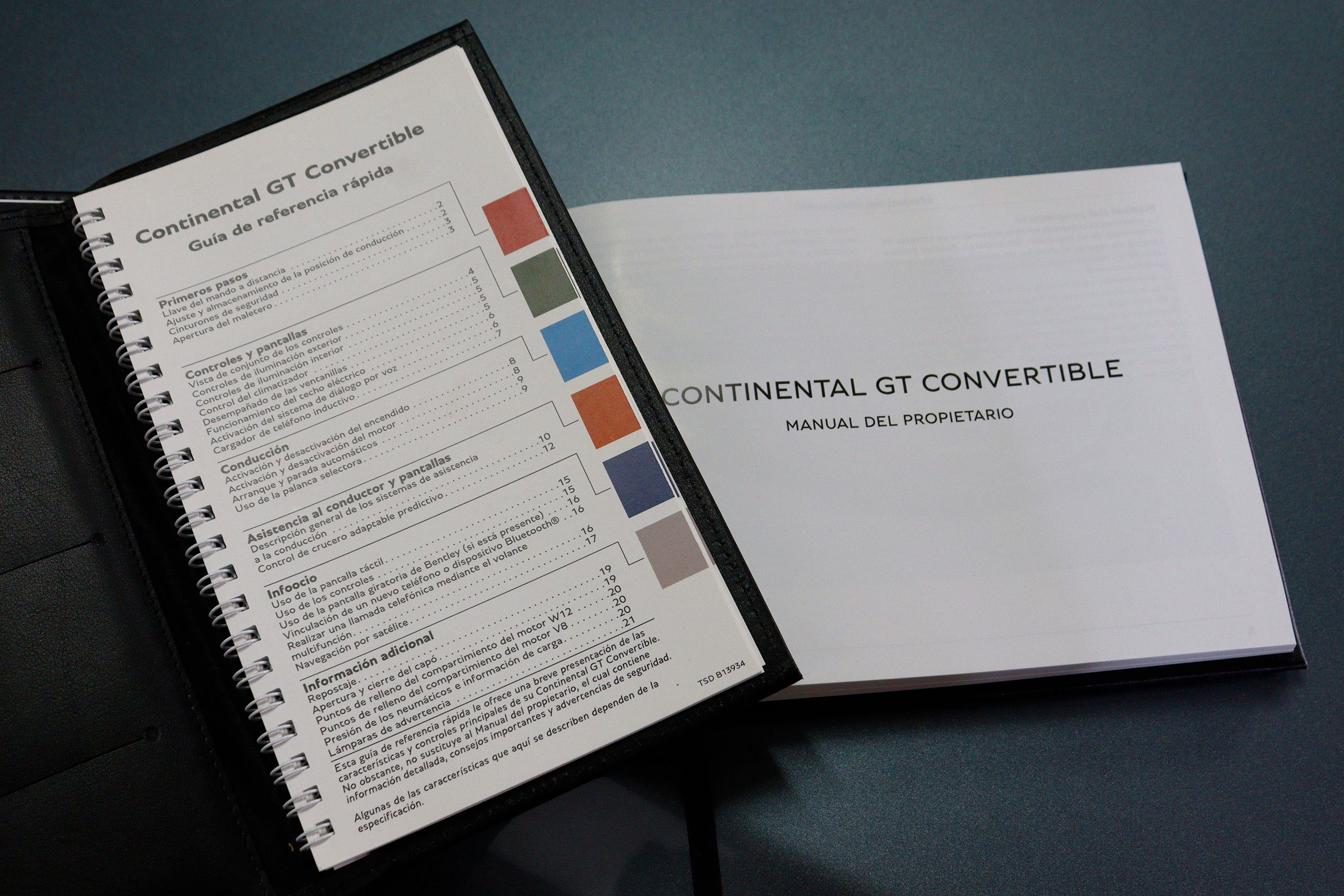 Bentley Continental GT 4.0 V8 Convertible Cabrio 549cv Auto 2P 4WD S/S # NAVY, CUERO foto 41