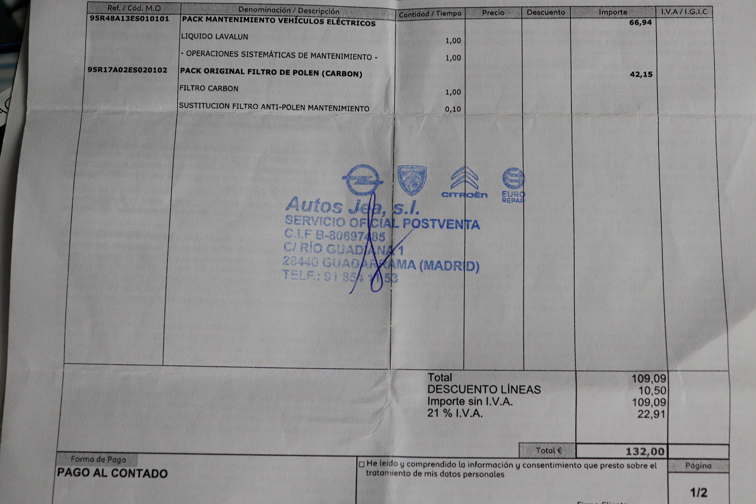 Peugeot E-208 Electrico Allure 50KW 136cv Auto 5P # FAROS LED foto 27