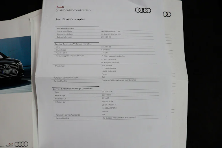 Audi A3 2.0 TFSI S-Tronic S-Line 190cv Auto 5P S/S # NAVY, TECHO ELECTRICO, FAROS LED foto 29