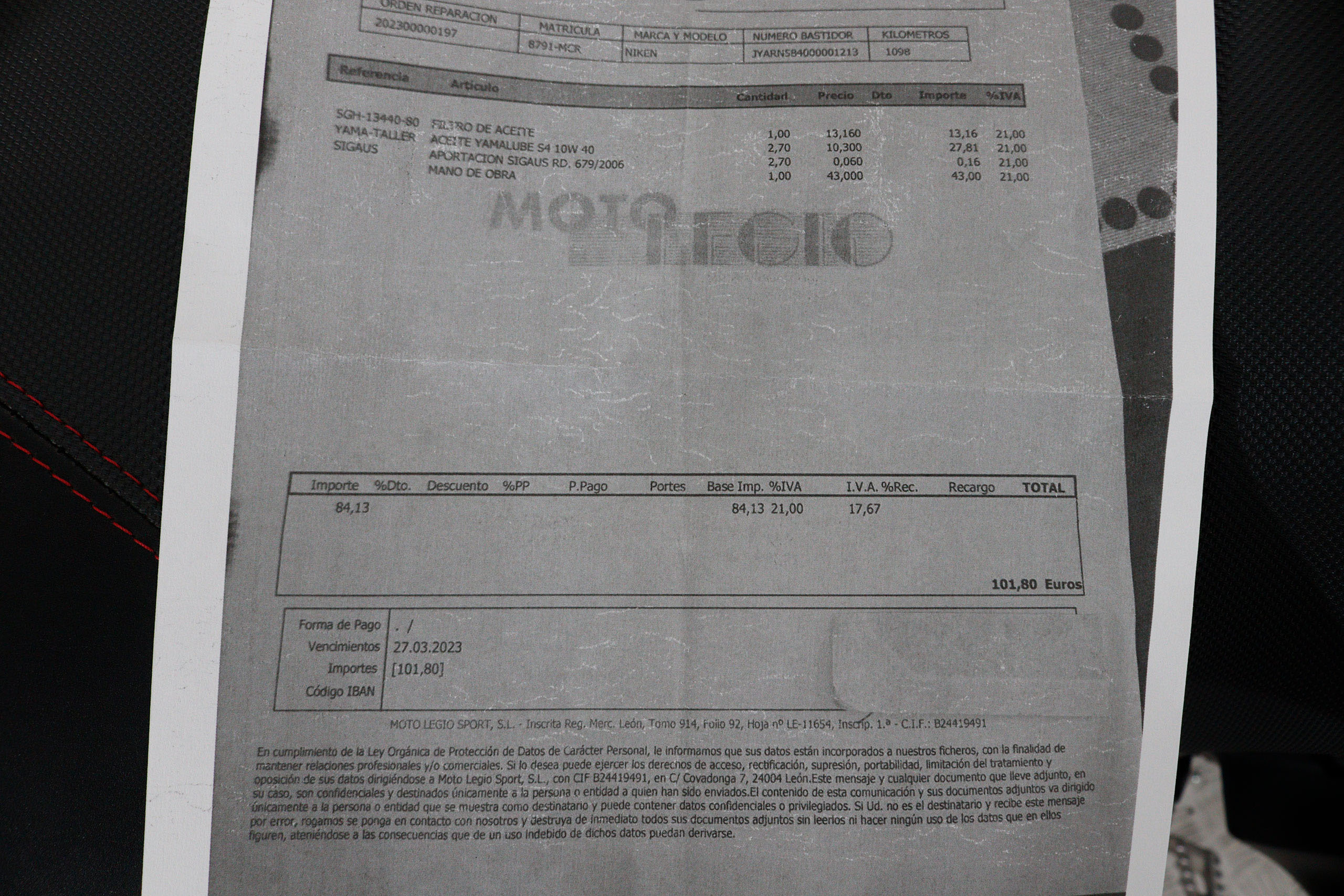 Yamaha Niken NIKEN GT 850 115cv ABS #GARANTIA FABRICA 12/2025, KIT MALETAS,RUEDAS NUEVAS foto 24