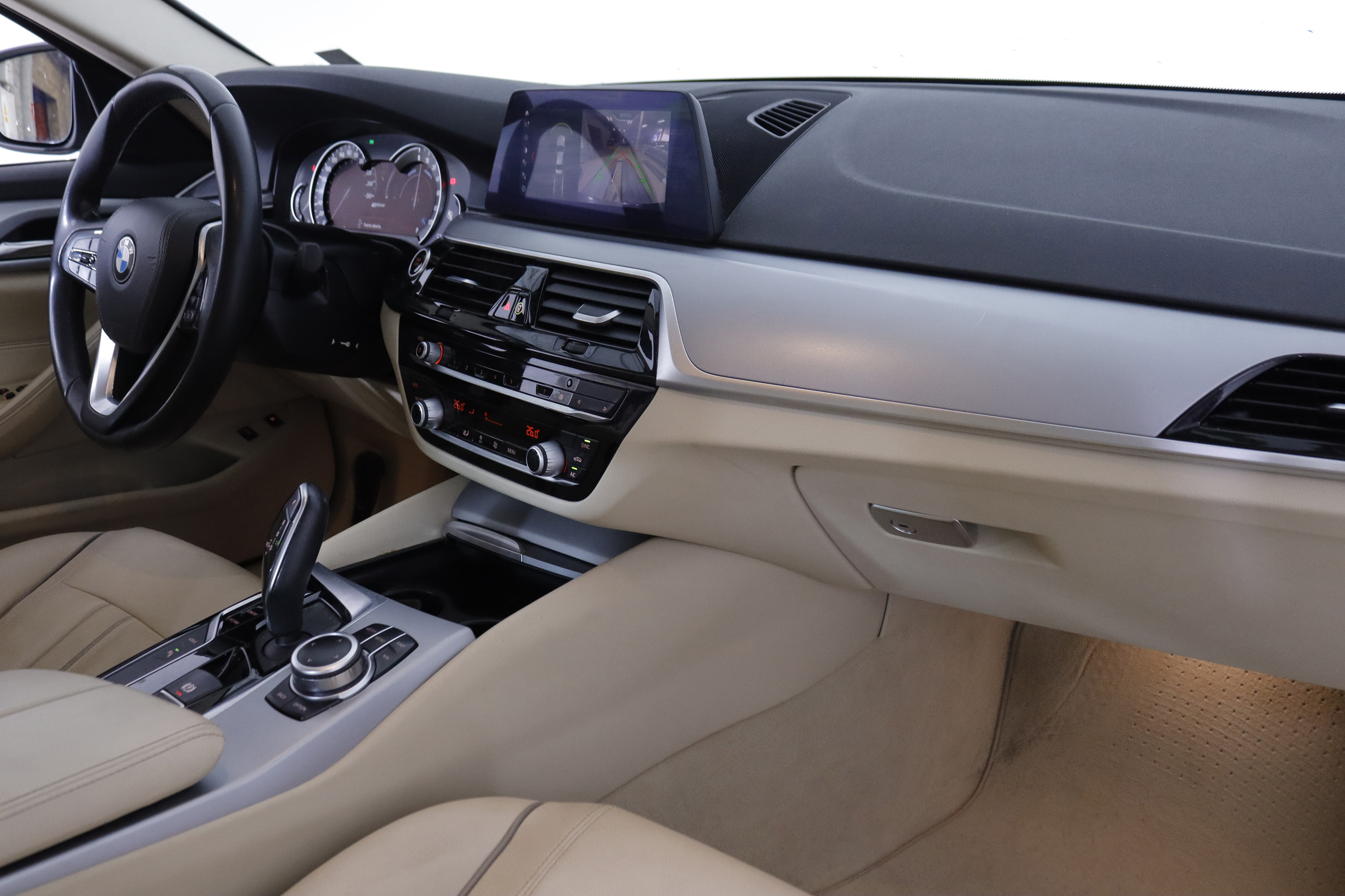 BMW 530 2.0 iPERFORMANCE AUTO 252cv 4P # IVA DEDUCIBLE, NAVY, CUERO foto 15