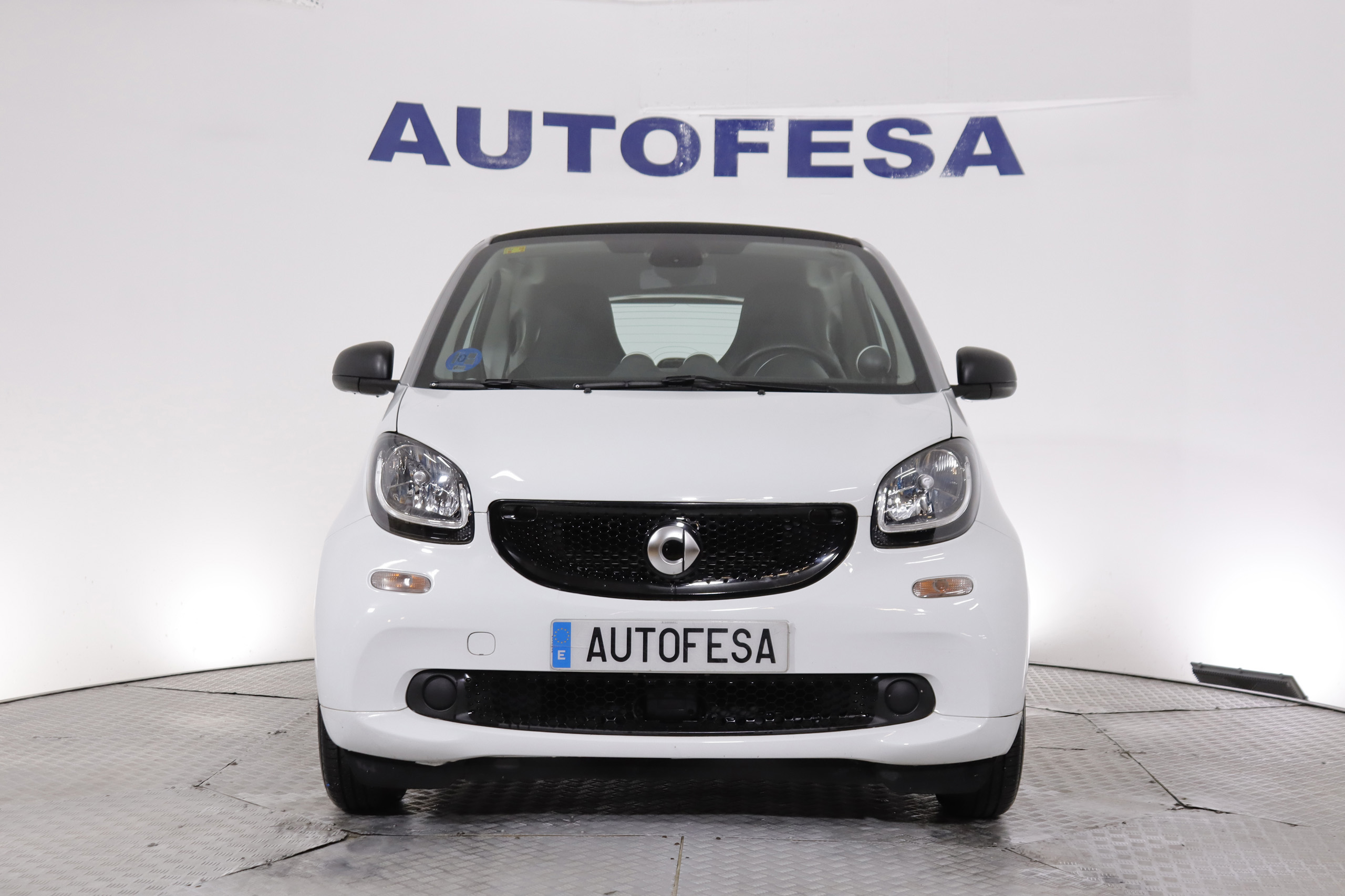 Smart Fortwo COUPE PASSION ELECTRICO AUTO 56cv 3P # NAVY, CUERO foto 2