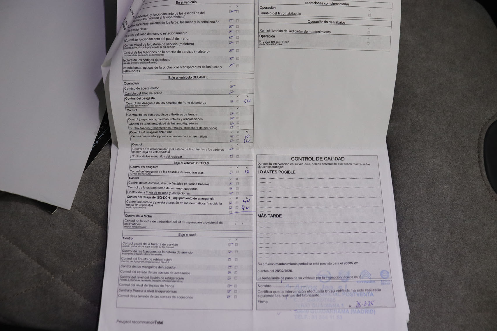 Peugeot 508 GT 1.6 Hibrido Enchufable Auto 180cv 5P # NAVY,FAROS LED,PARKTRONIC,CAMARA TRASERA foto 34