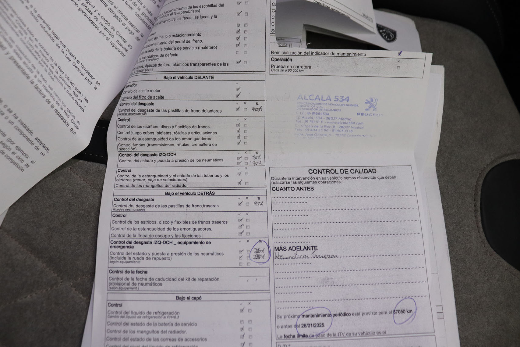 Peugeot 508 GT 1.6 Hibrido Enchufable Auto 180cv 5P # NAVY,FAROS LED,PARKTRONIC,CAMARA TRASERA foto 38