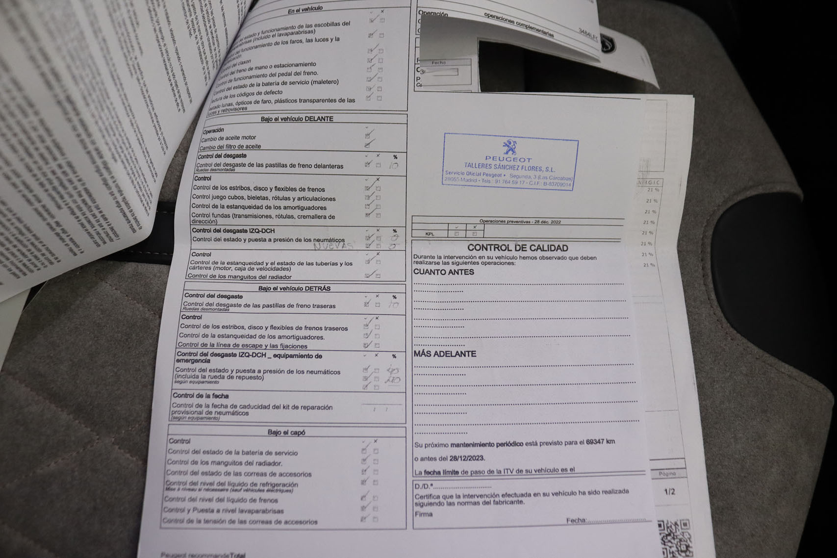 Peugeot 508 GT 1.6 Hibrido Enchufable Auto 180cv 5P # NAVY,FAROS LED,PARKTRONIC,CAMARA TRASERA foto 40