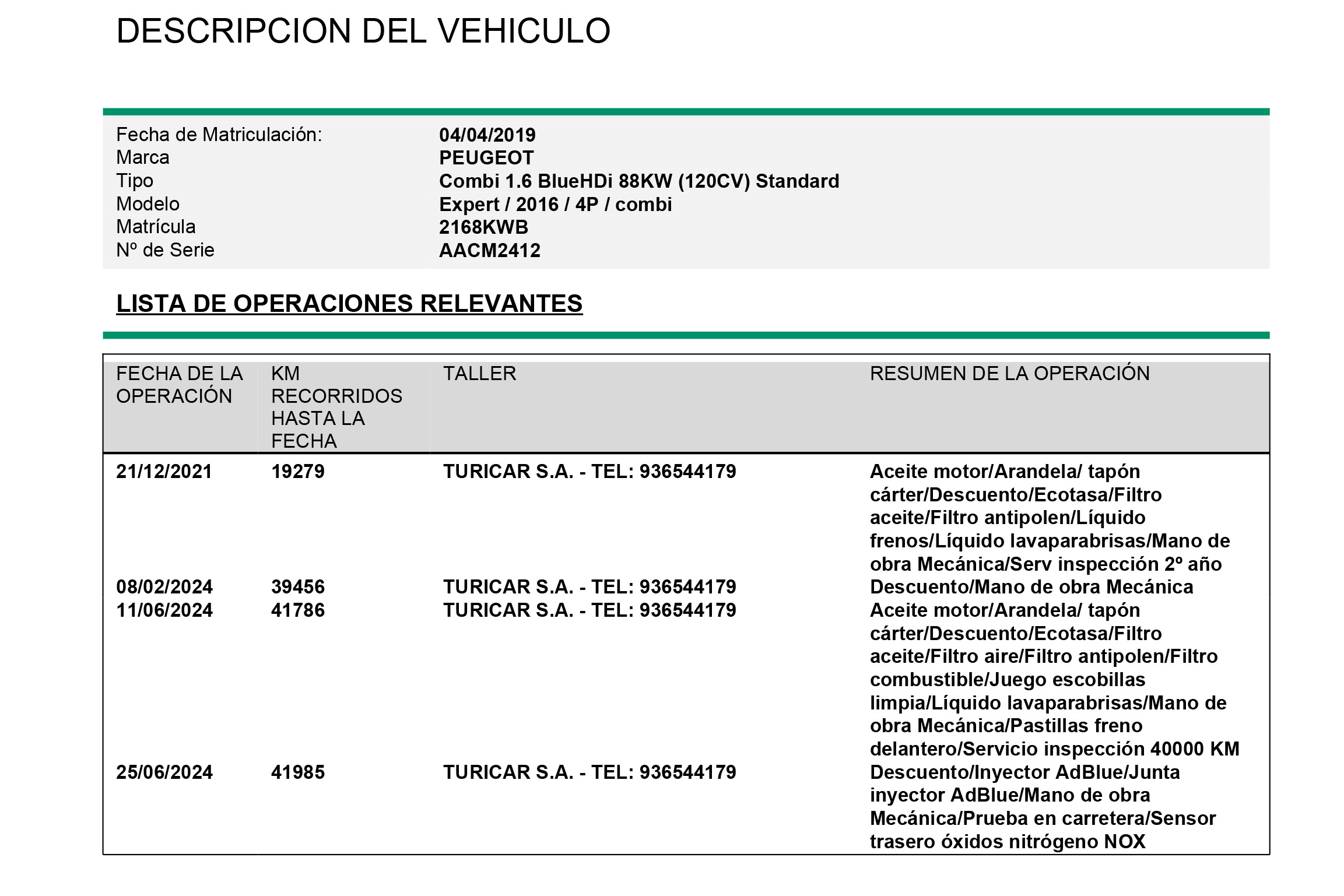 Peugeot Expert 1.6 BLUEHDI COMBI 5 Plazas STANDARD 120cv 4P # IVA DEDUCIBLE,PARKTRONIC foto 27