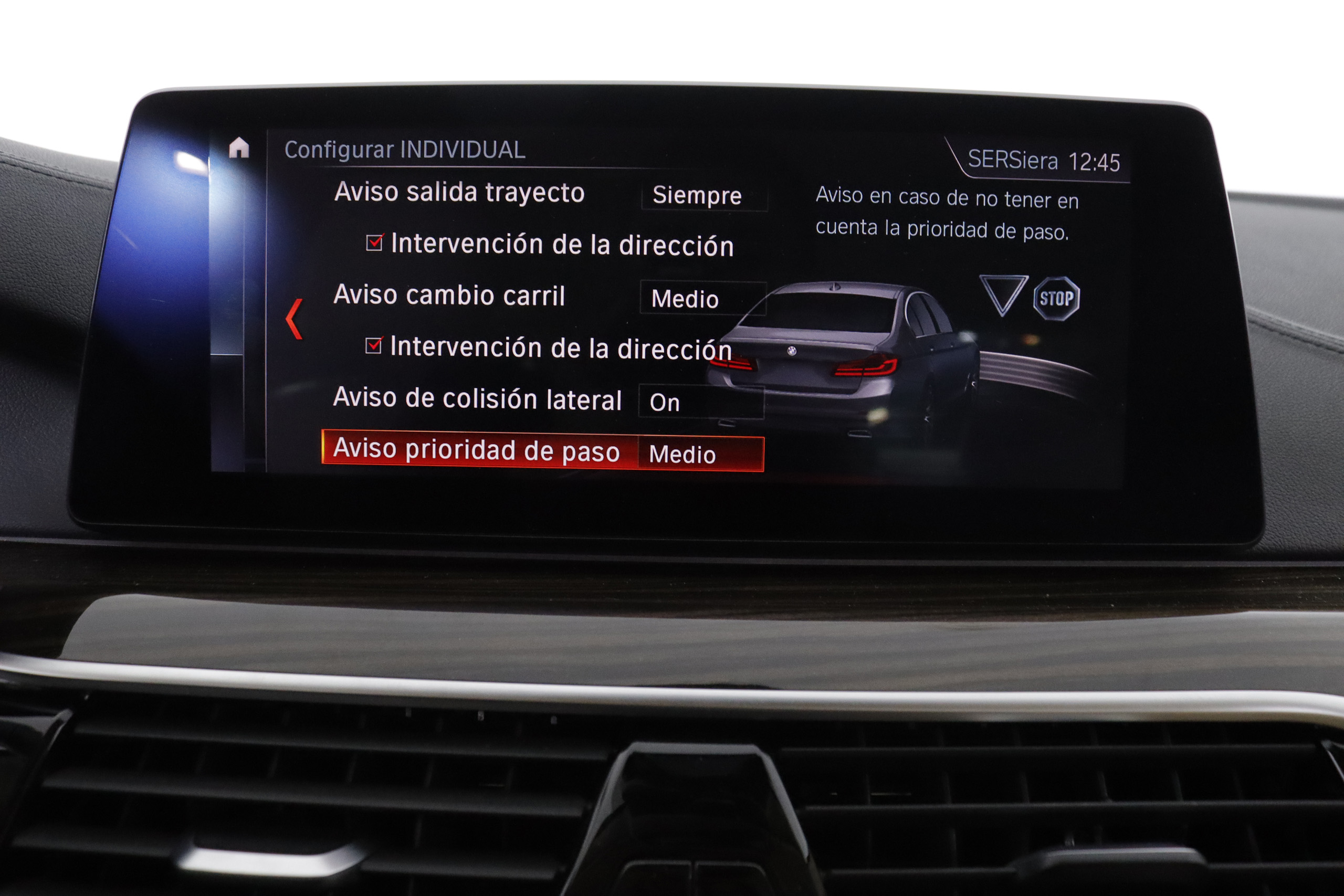 BMW 540 SERIE 5 540I LUXURY 340cv AUTO 4P # NAVY, CUERO foto 21