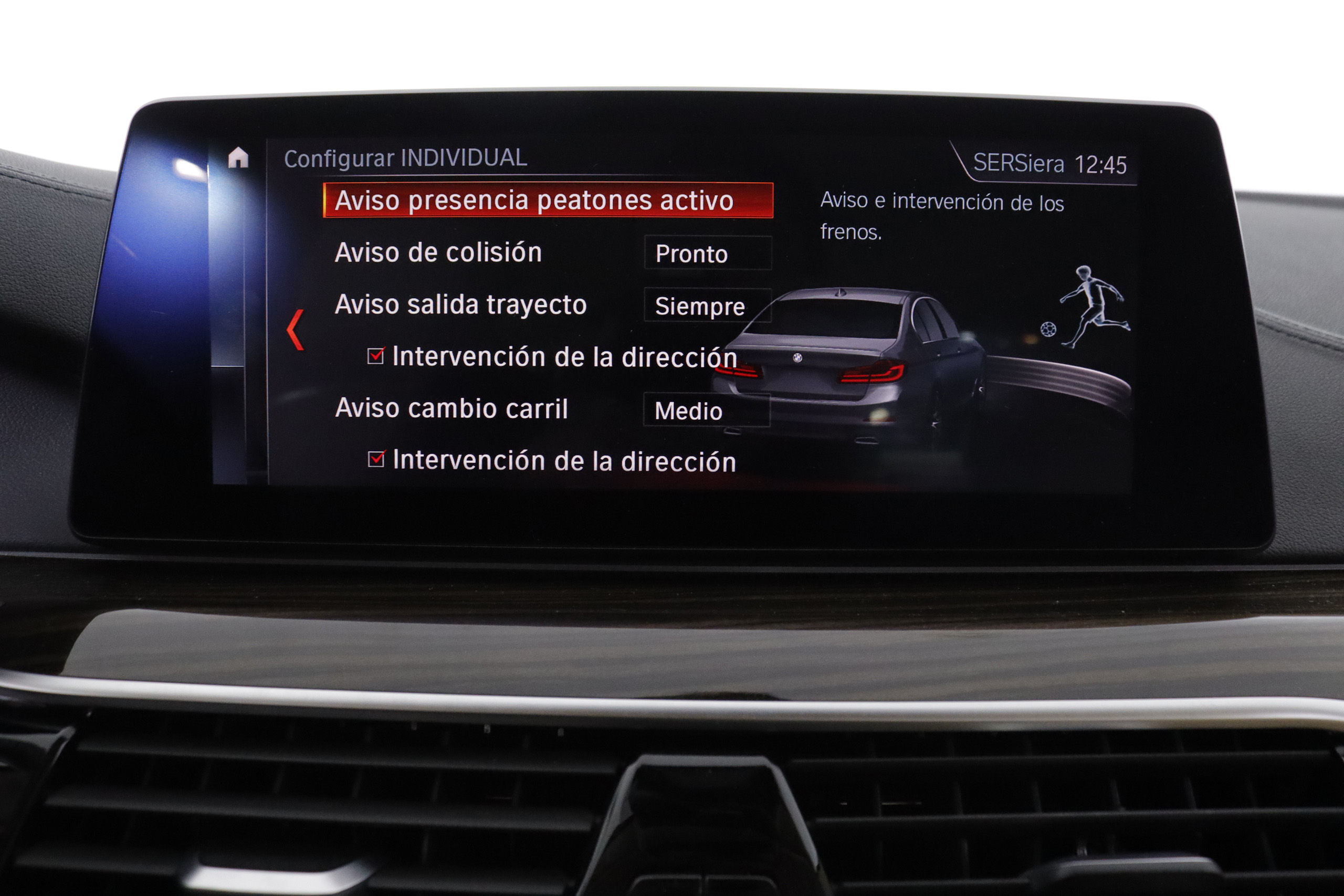 BMW 540 SERIE 5 540I LUXURY 340cv AUTO 4P # NAVY, CUERO foto 22