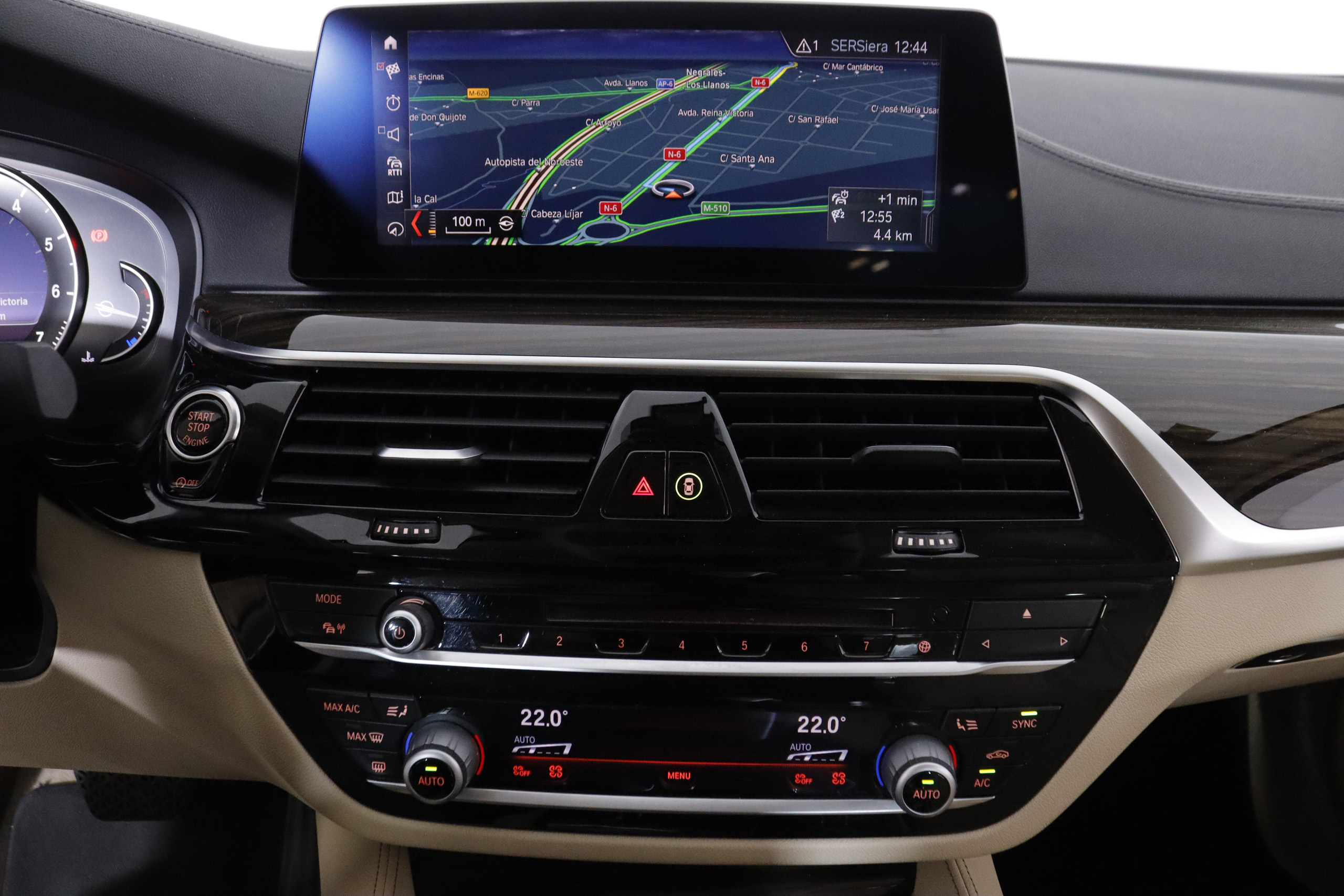 BMW 540 SERIE 5 540I LUXURY 340cv AUTO 4P # NAVY, CUERO foto 19