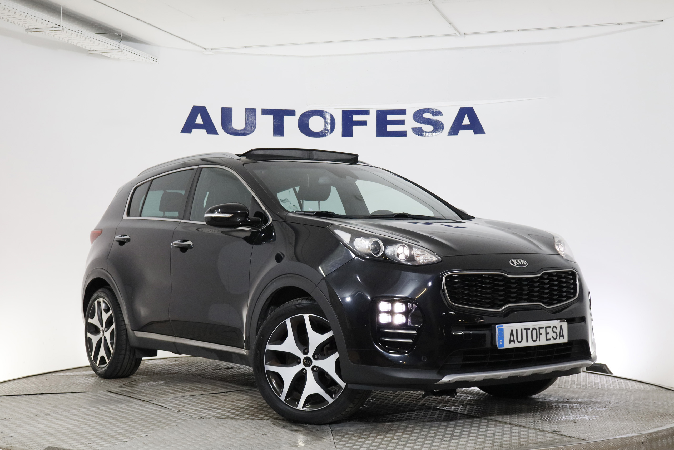 Kia Sportage 1.7 CDI GT LINE 141cv AUTO 5P # TECHO ELE PANORAMICO, NAVY, CUERO foto 3