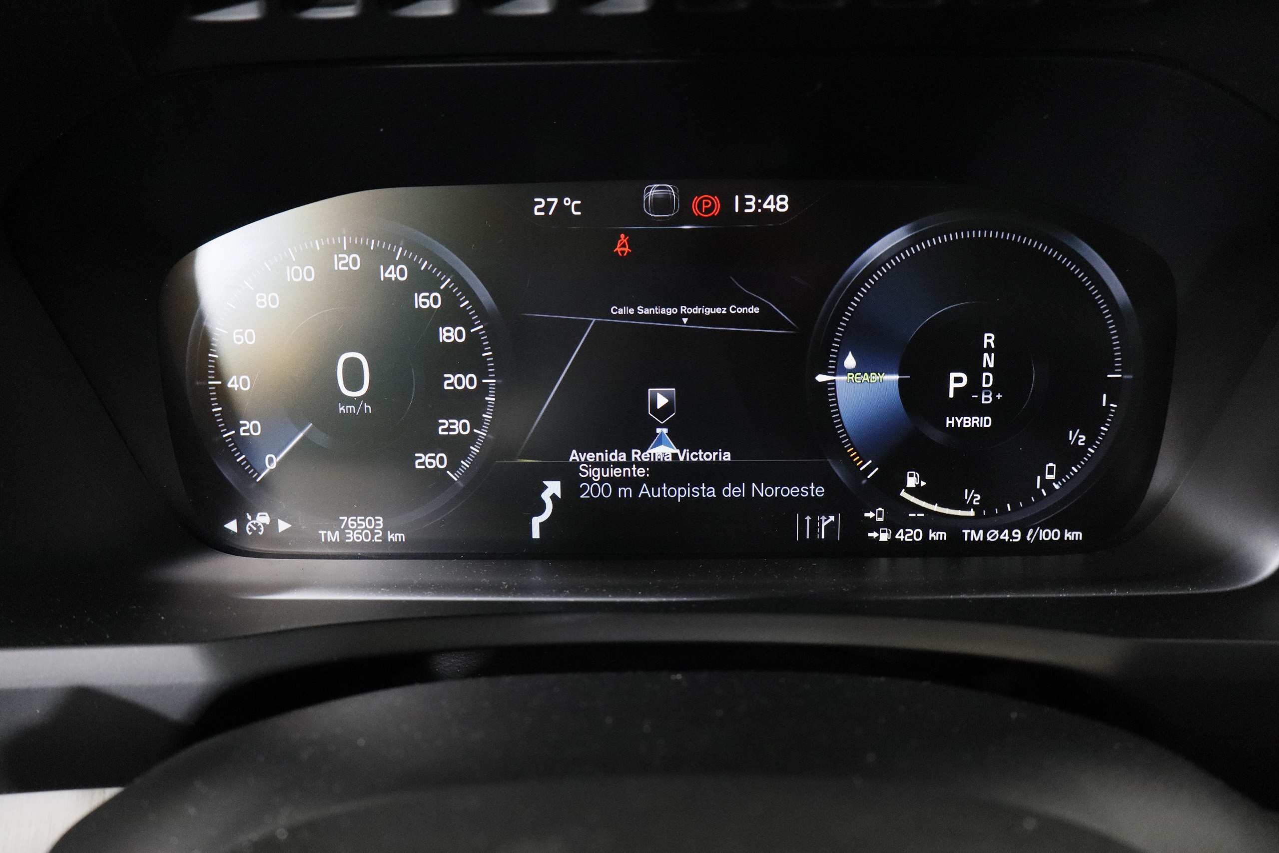 Volvo Xc 90 2.0T8 RECHARGE R-DESIGN 390CV AUTO 7 PLAZAS 5P # IVA DEDUCIBLE, TECHO ELE PANORAMICO, NAVY, CUERO foto 18