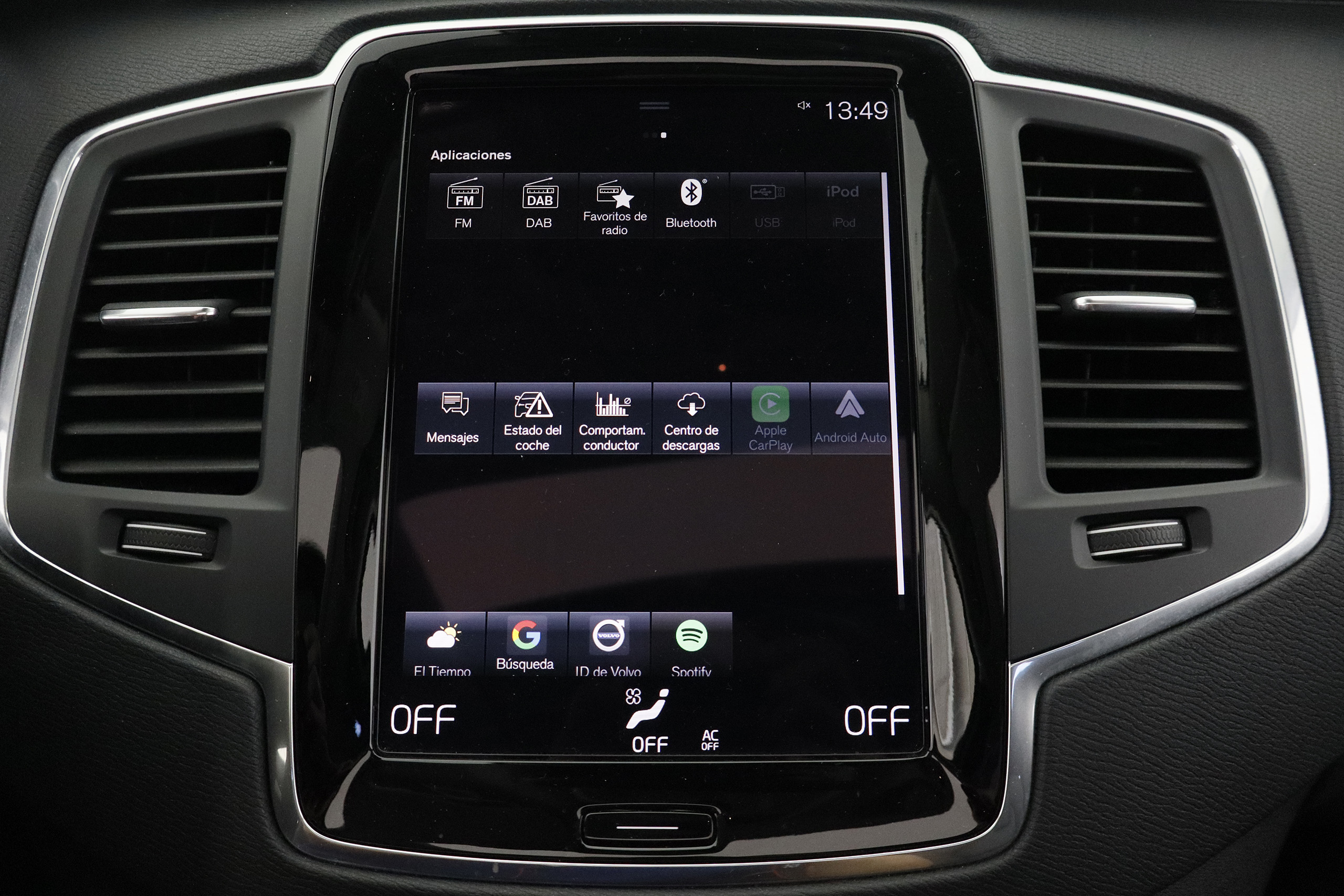 Volvo Xc 90 2.0T8 RECHARGE R-DESIGN 390CV AUTO 7 PLAZAS 5P # IVA DEDUCIBLE, TECHO ELE PANORAMICO, NAVY, CUERO foto 23