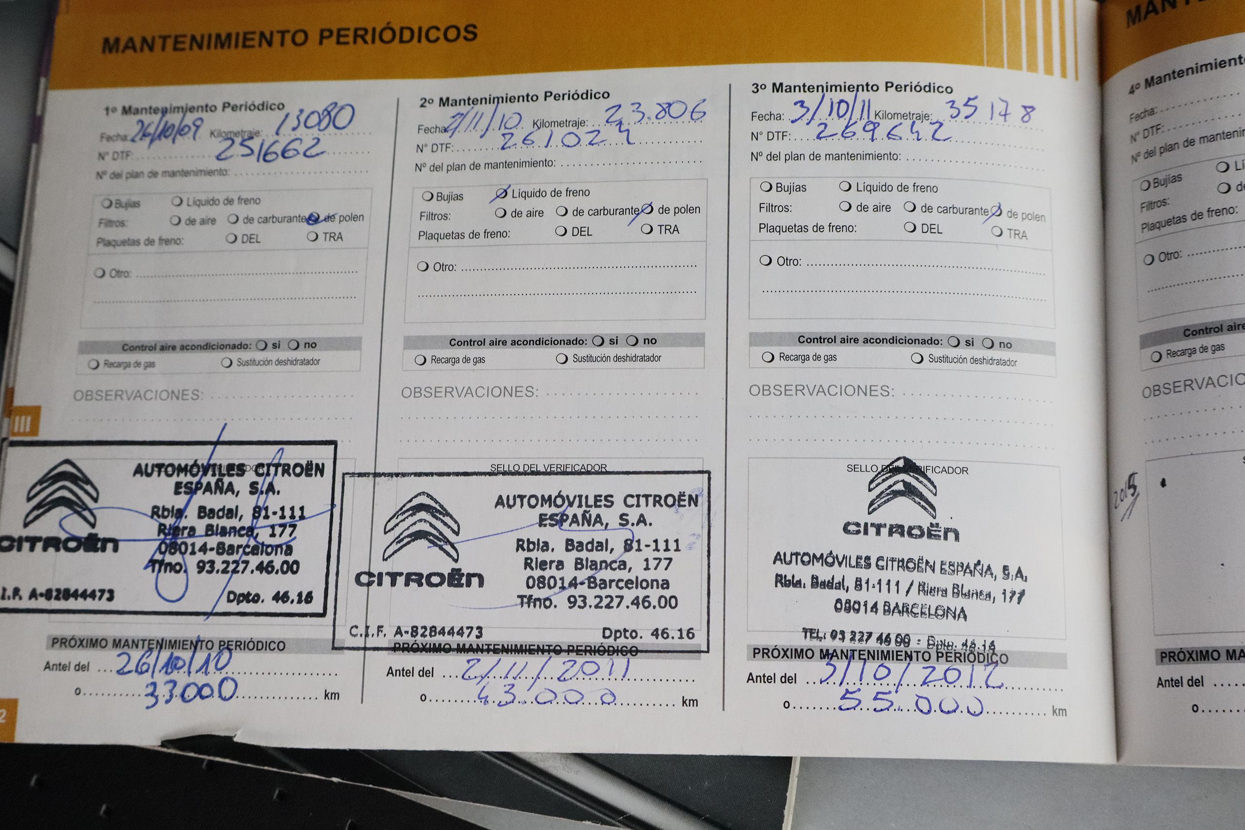 Citroen C5 2.2 HDI 170CV EXCLUSIVE 4P # NAVY, CUERO foto 25