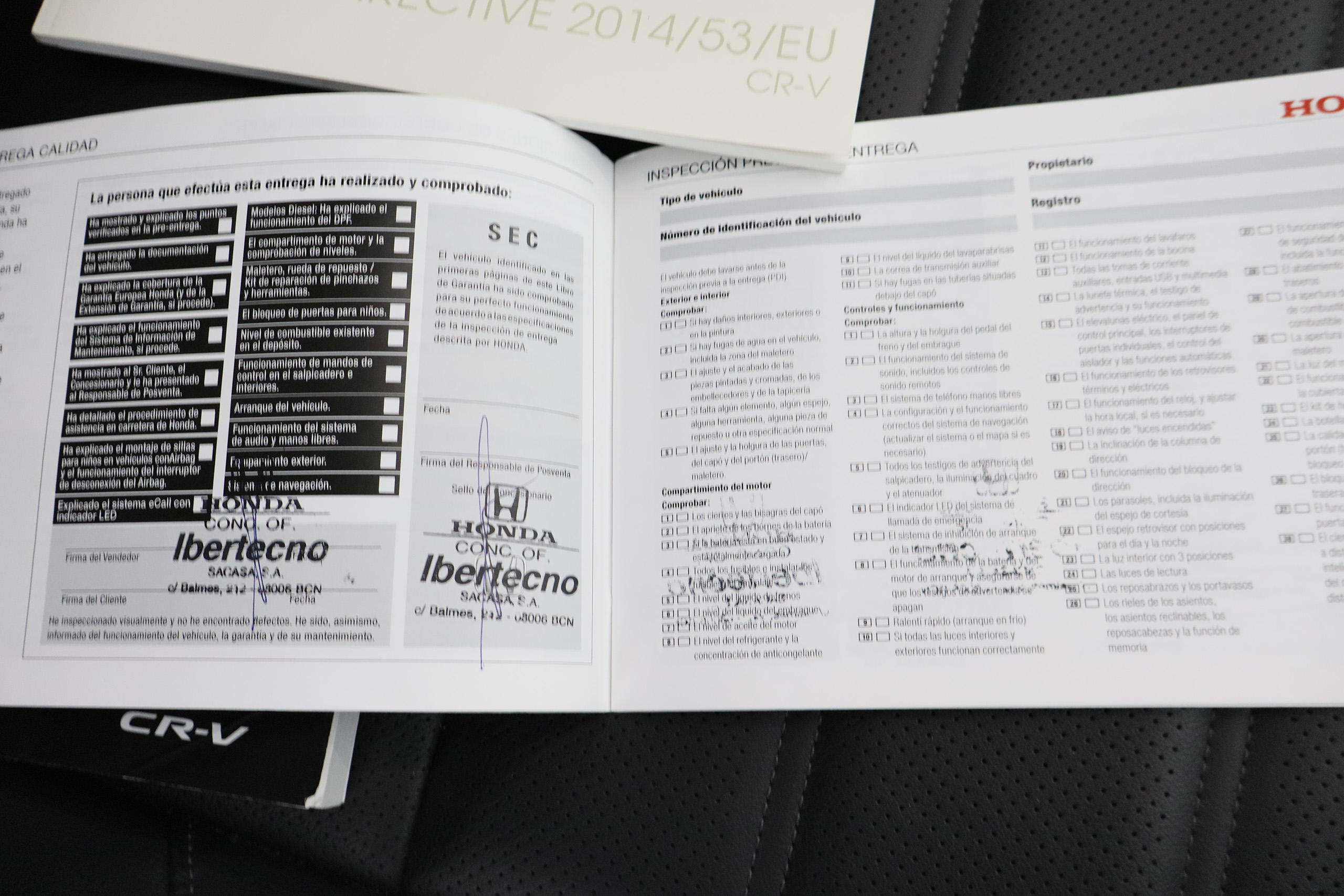 Honda Cr-v 2.0 HIBRIDO MMD 4X4 EXECUTIVE 184CV AUTO 5P # IVA DEDUCIBLE, TECHO ELEC, NAVY, CUERO foto 28