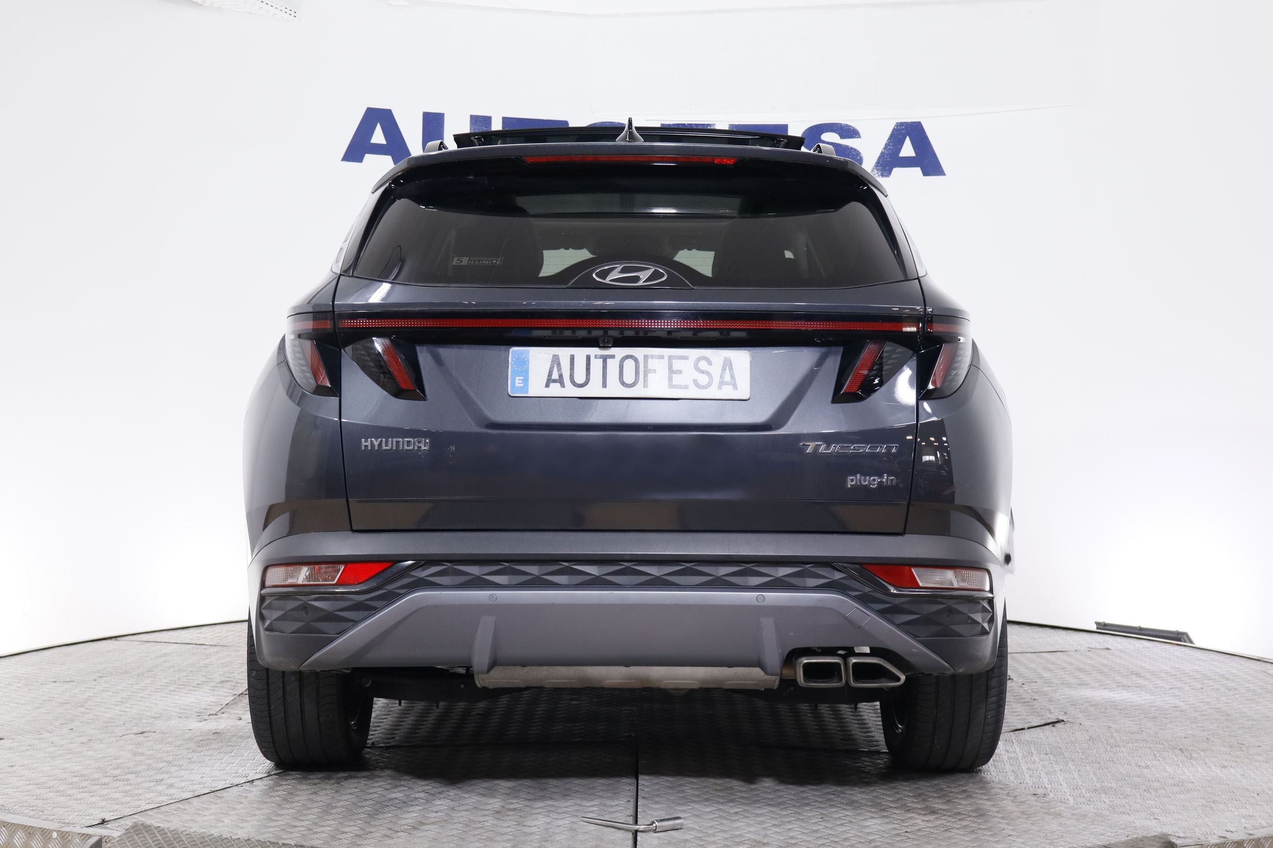 Hyundai Tucson 1.6 PHEV 4WD AUTO STYLE SKY 265CV 5P # IVA DEDUCIBLE,TECHO PANORAMICO ELE,NAVY foto 7