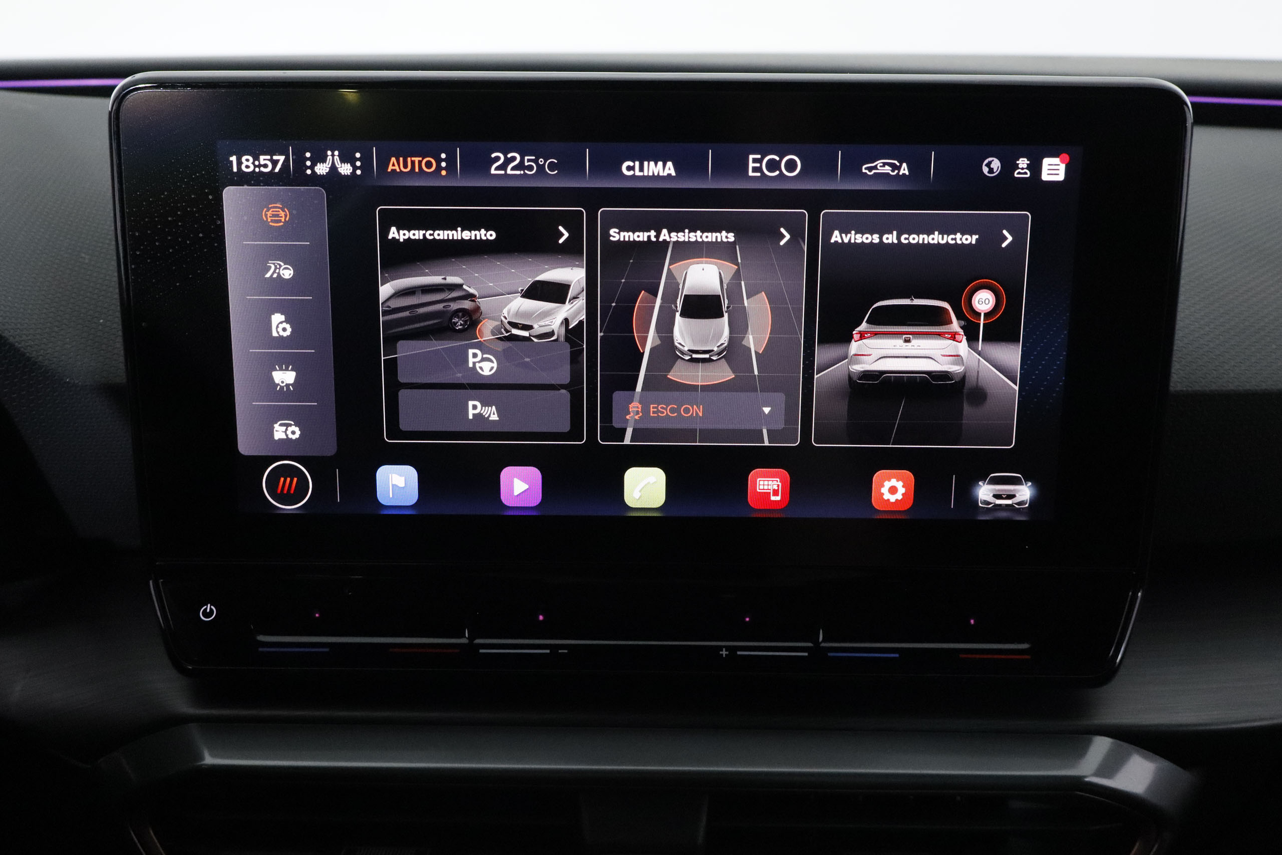 CUPRA Leon 1.4E HYBRIDO ENCHUFABLE 245CV DSG 5P # NAVY,FAROS LED, foto 24