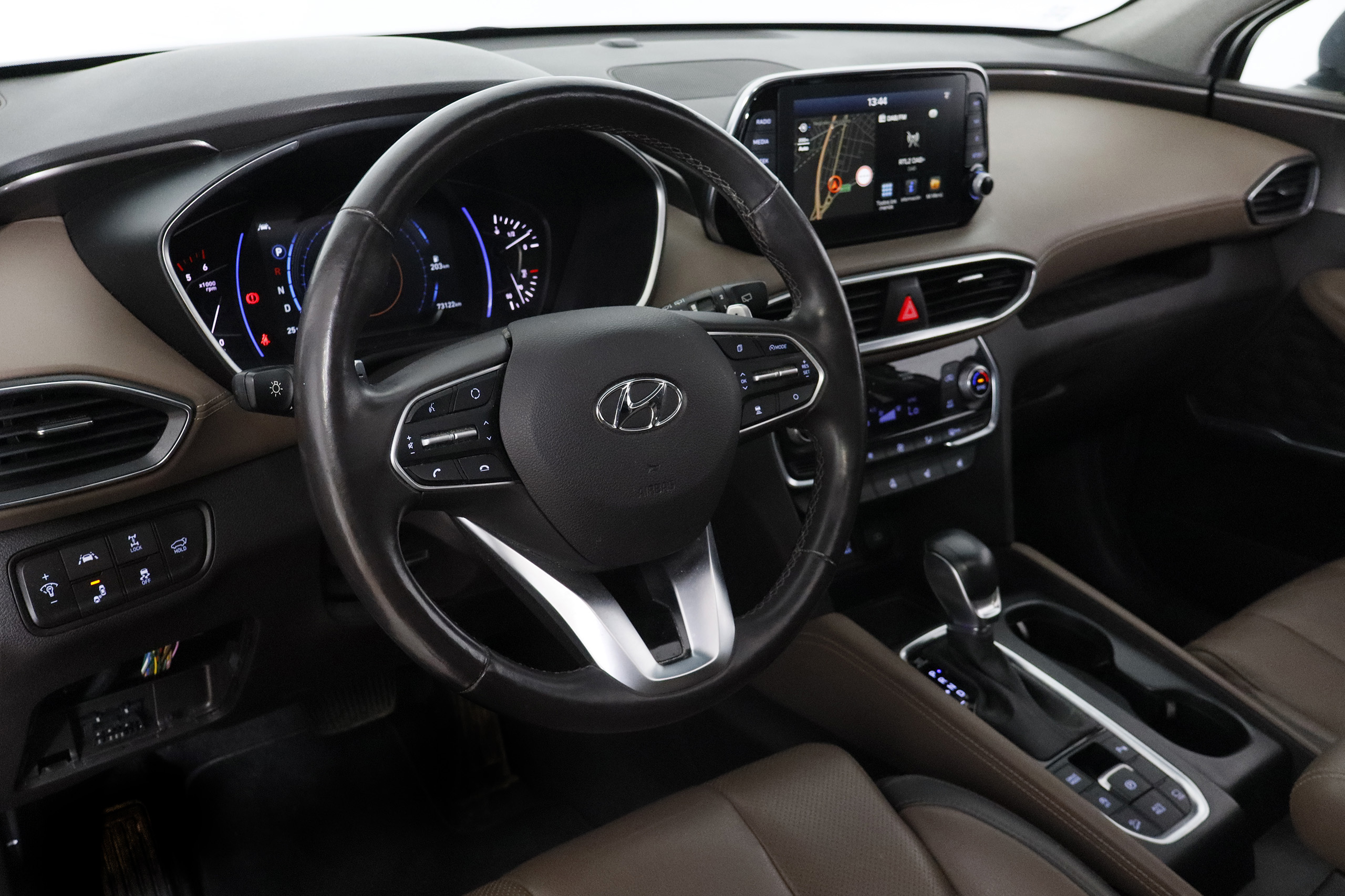 Hyundai Santa Fe 2.0 CRDI 185CV 4WD AUTO STYLE 7PLAZAS 5P # TECHO ELE PANORAMICO,NAVY,CUERO foto 14