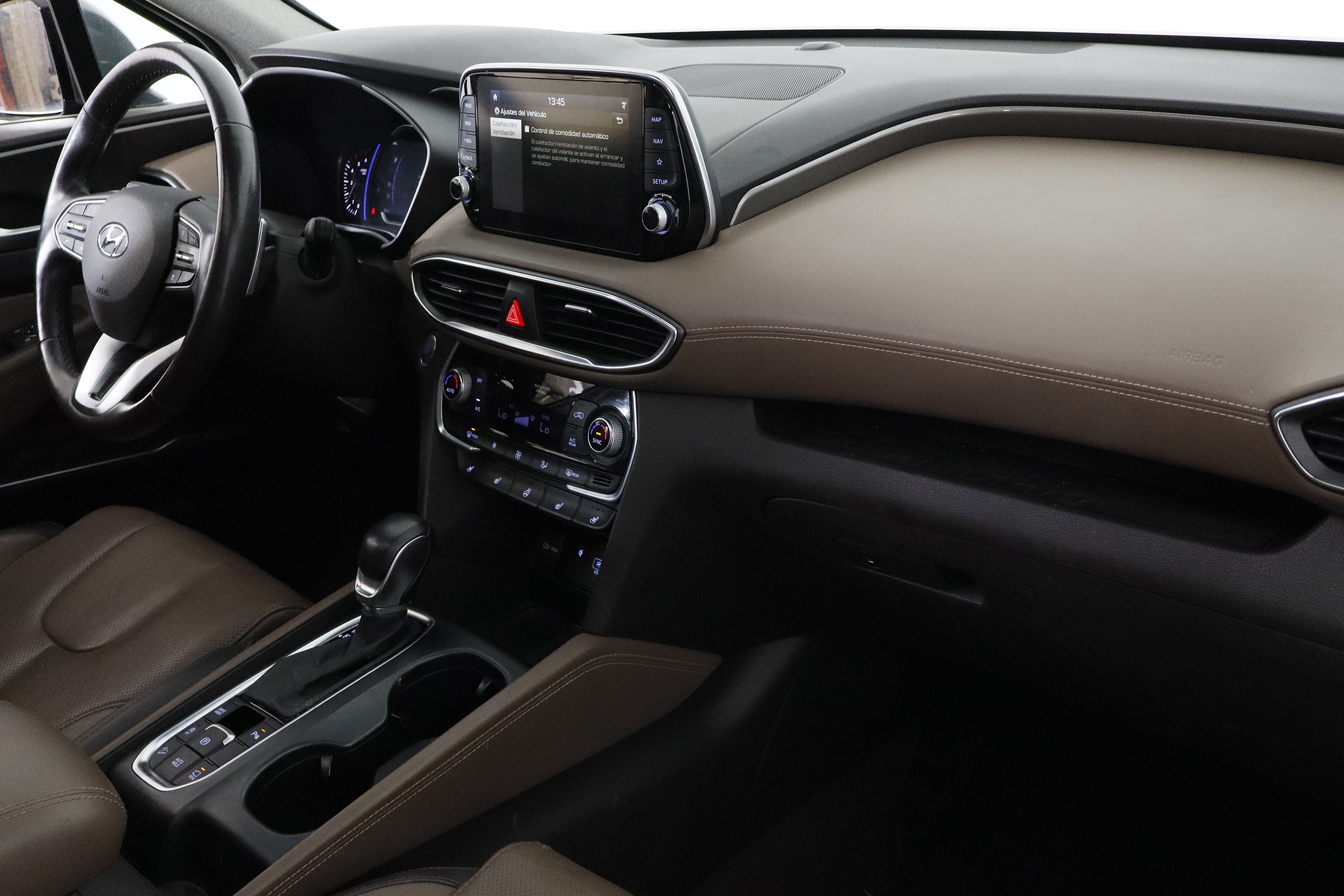 Hyundai Santa Fe 2.0 CRDI 185CV 4WD AUTO STYLE 7PLAZAS 5P # TECHO ELE PANORAMICO,NAVY,CUERO foto 15