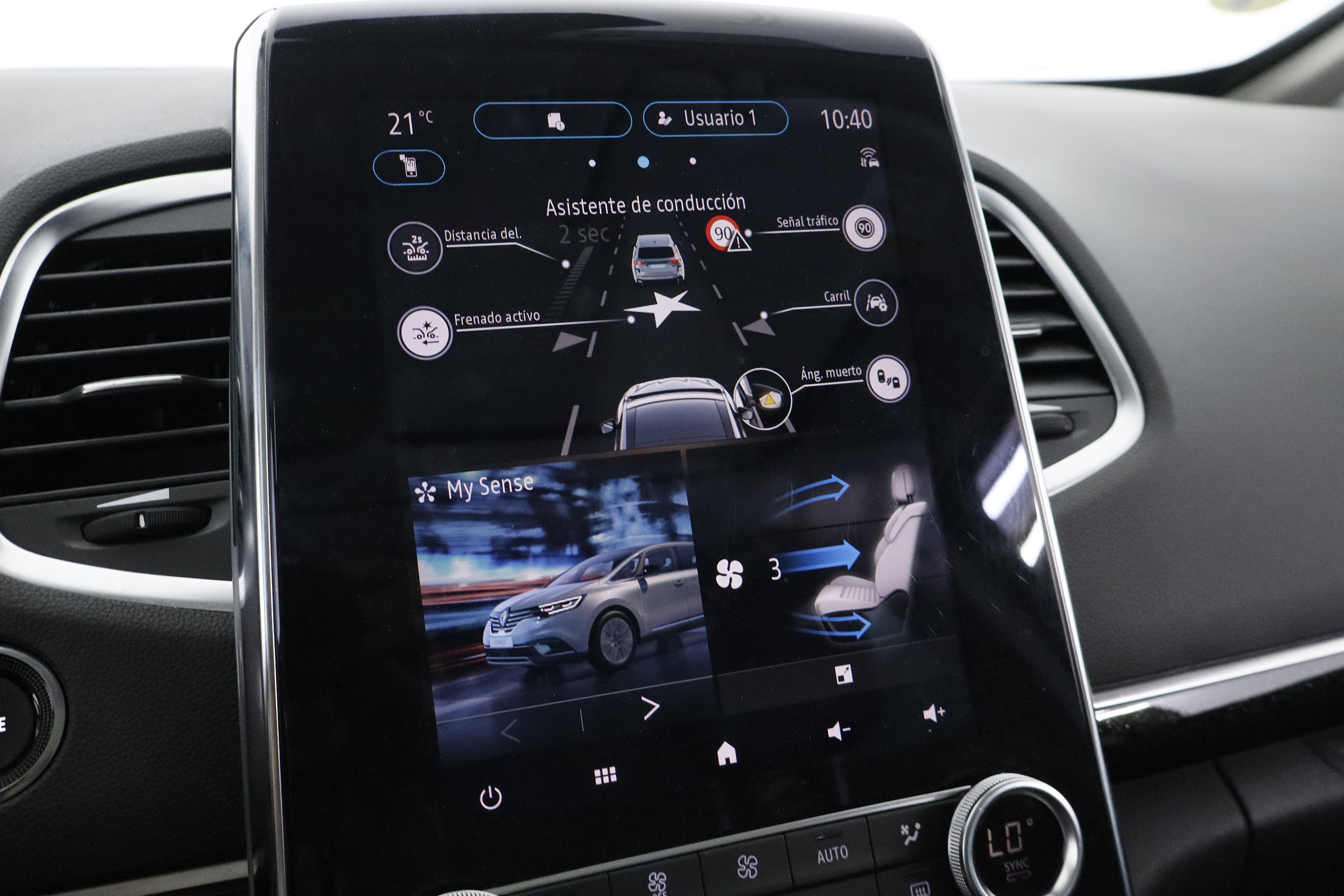 Renault Espace 2.0 BLUE DCI 160CV ZEN EDC AUTO 7PLAZAS 5P # IVA DEDUCIBLE, TECHO,NAVY foto 21