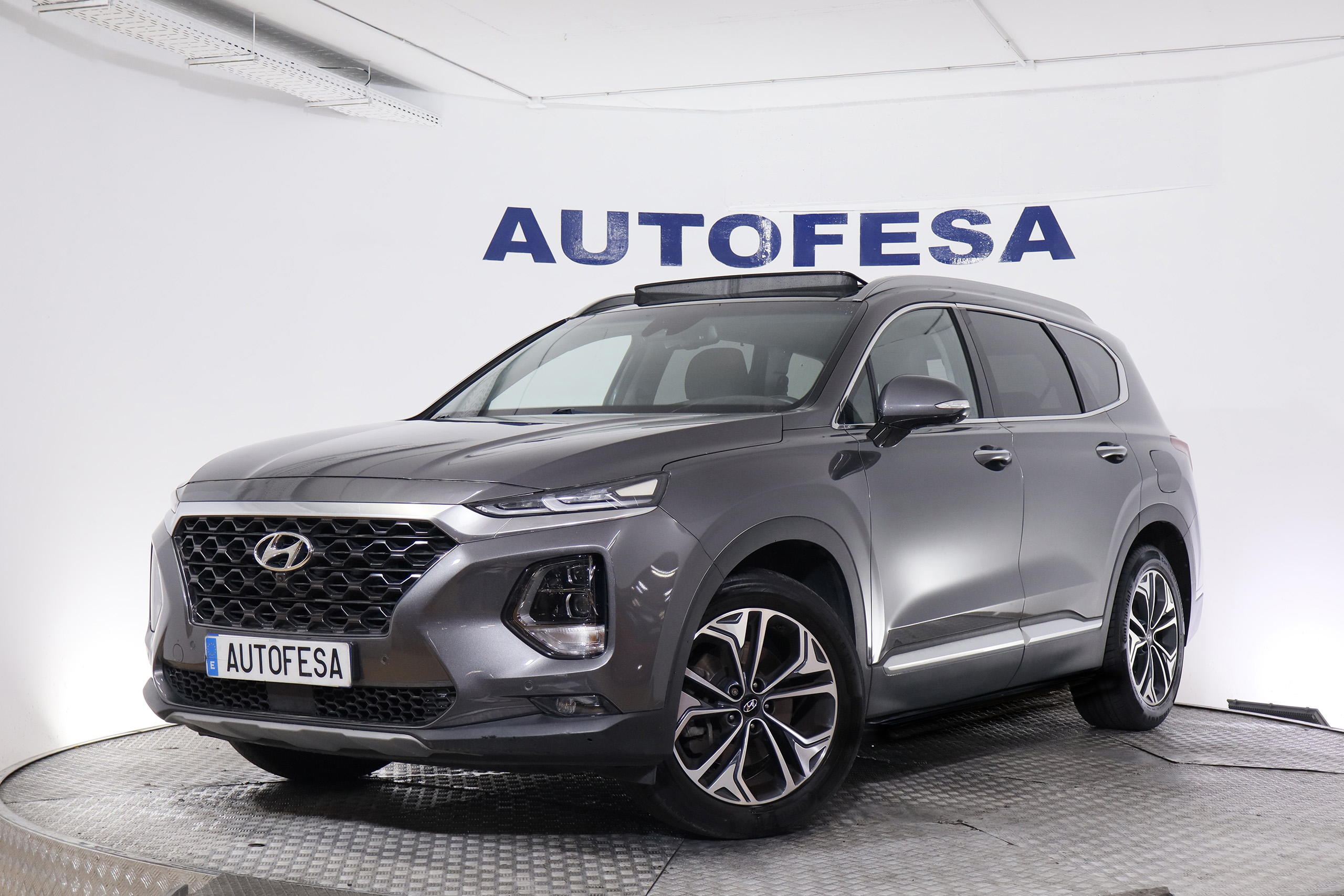Hyundai Santa Fe 2.0 CRDI 185CV 4WD AUTO STYLE 7PLAZAS 5P # TECHO ELE PANORAMICO,NAVY,CUERO foto 1