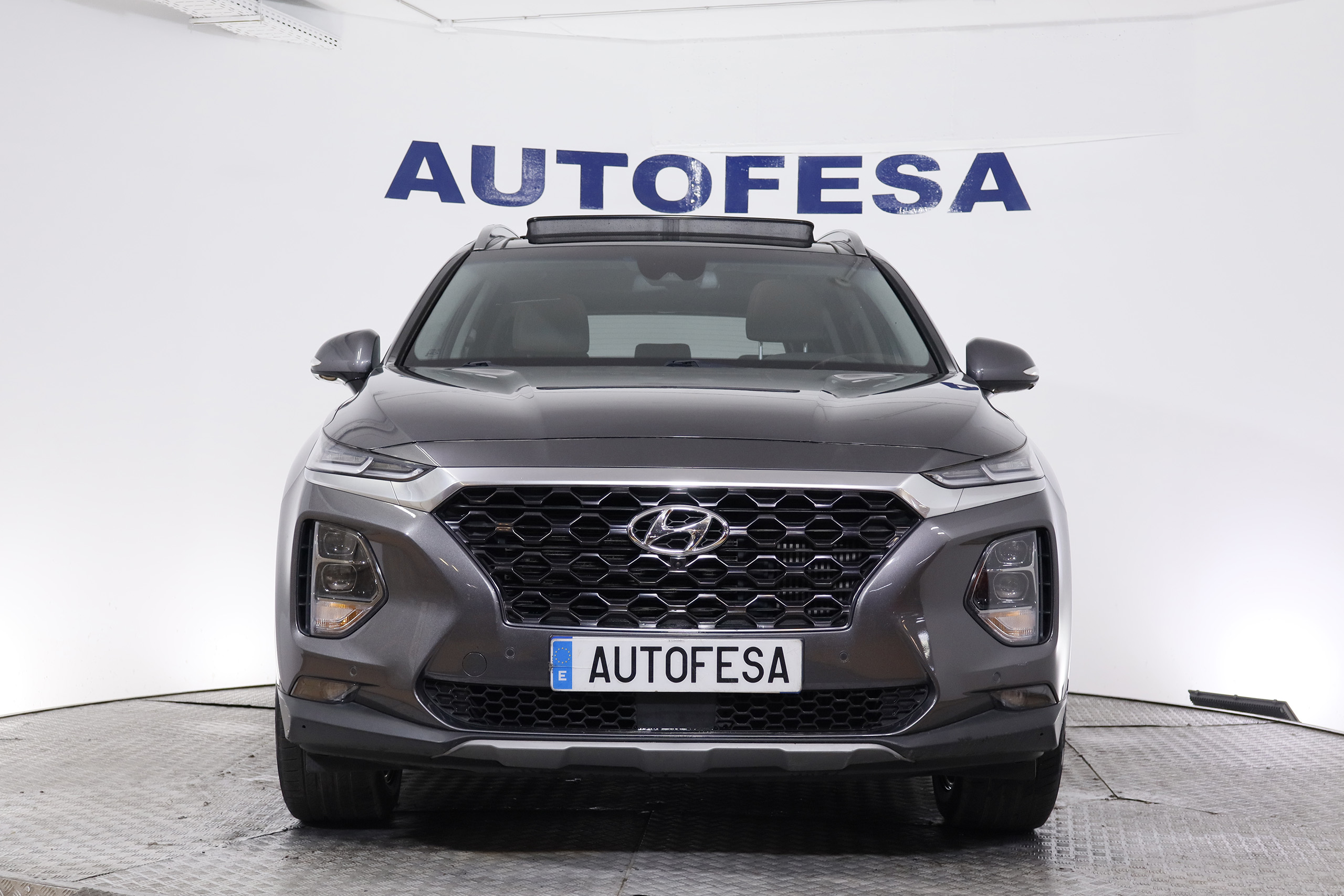 Hyundai Santa Fe 2.0 CRDI 185CV 4WD AUTO STYLE 7PLAZAS 5P # TECHO ELE PANORAMICO,NAVY,CUERO foto 2