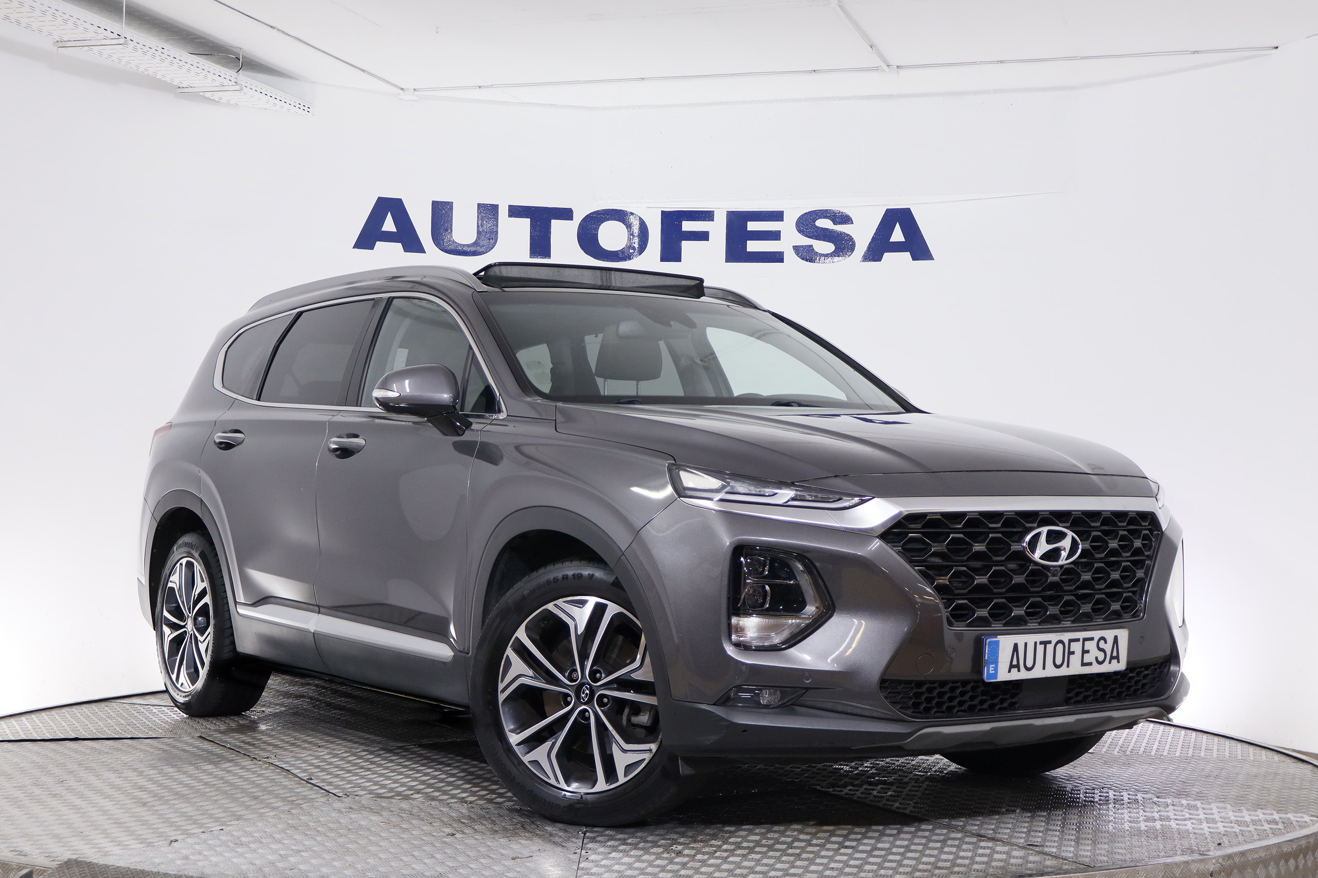 Hyundai Santa Fe 2.0 CRDI 185CV 4WD AUTO STYLE 7PLAZAS 5P # TECHO ELE PANORAMICO,NAVY,CUERO foto 3