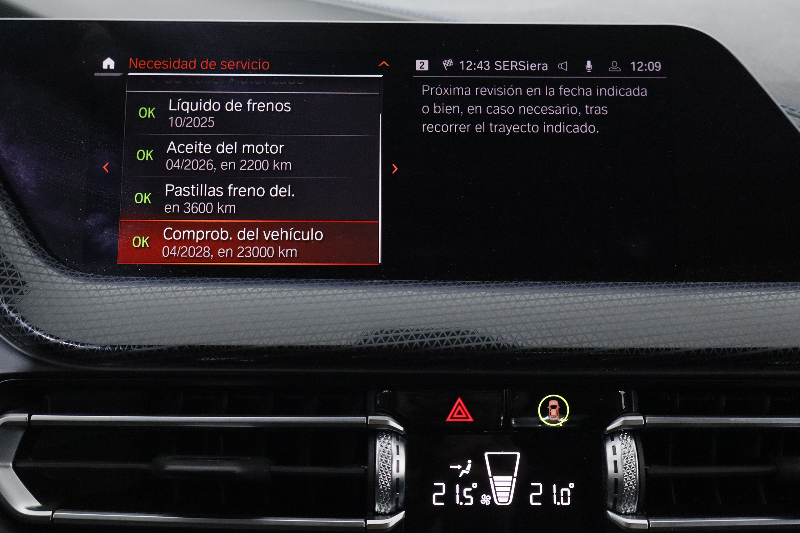 BMW 218 SERIE 2 218D GRAN COUPE 150CV AUTO PACK M 4P S/S # NAVY, PARKTRONIC, FAROS LED foto 26