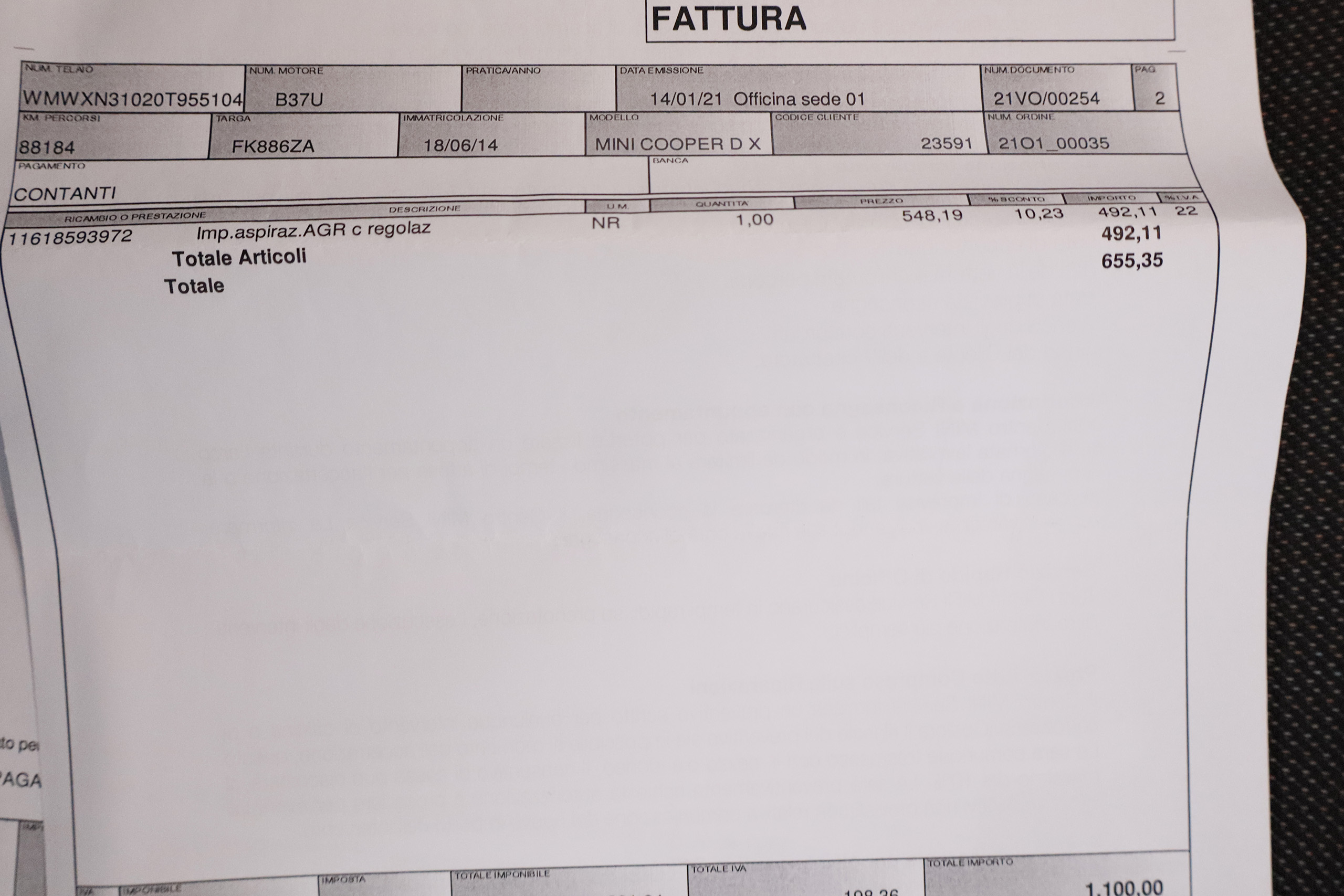 Mini Cooper D 1.5 115CV AUTO 3P S/S # PARKTRONIC foto 29