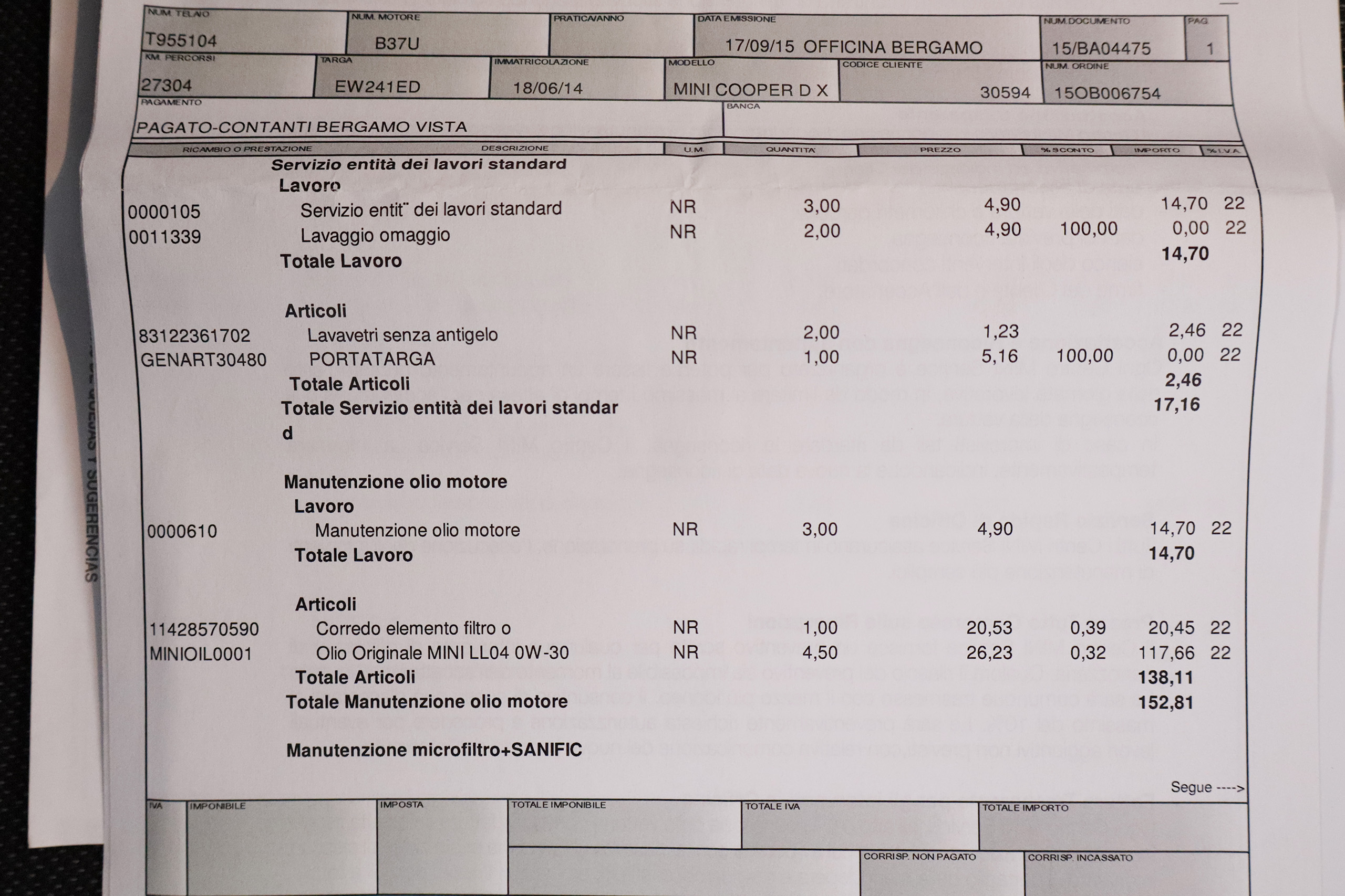 Mini Cooper D 1.5 115CV AUTO 3P S/S # PARKTRONIC foto 26