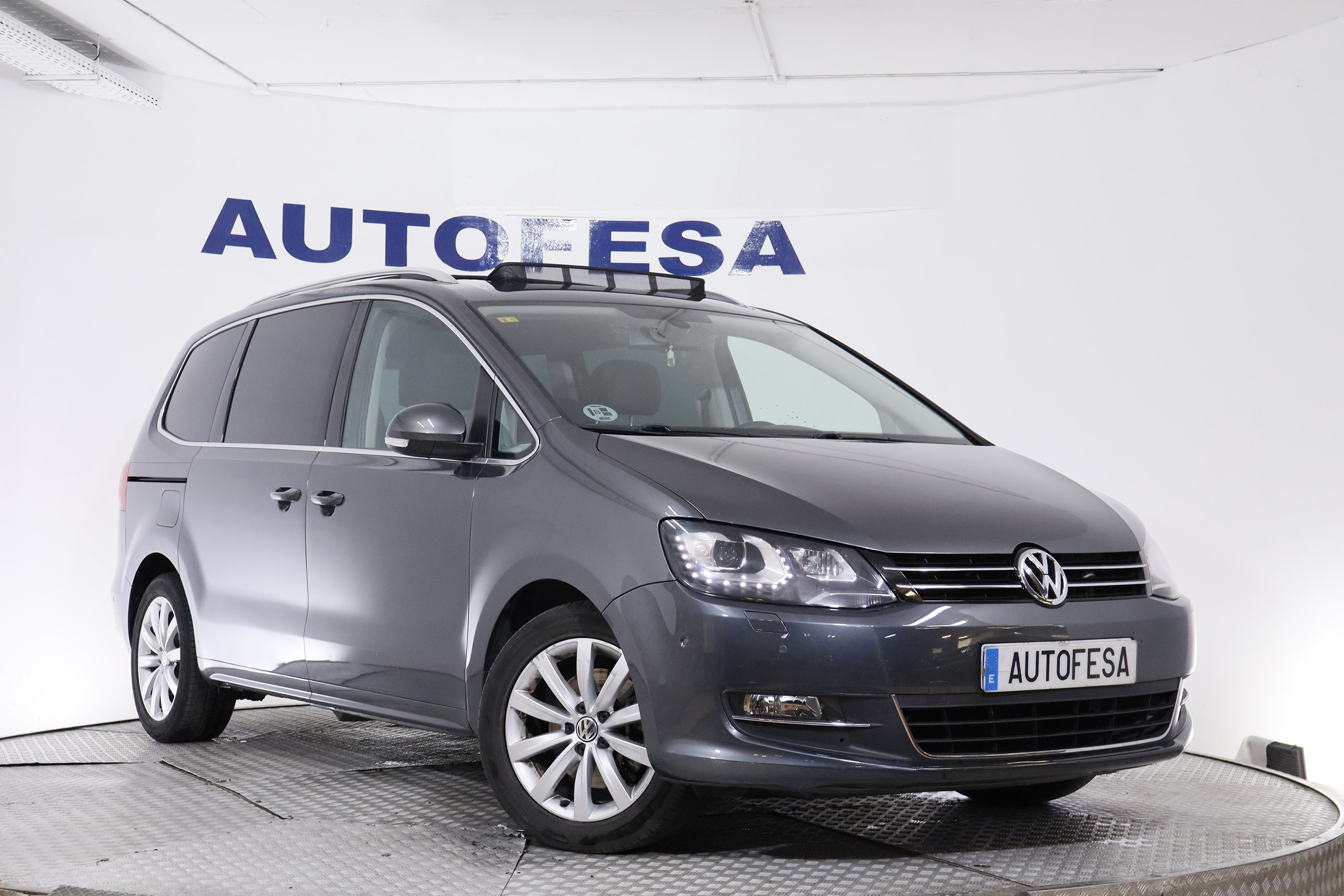 Volkswagen Sharan 2.0 TDI 177CV ASG 7PLAZAS AUTO SPORT 5P S/S # IVA DEDUCIBLE, TECHO ELE PANORAMICO, NAVY foto 3