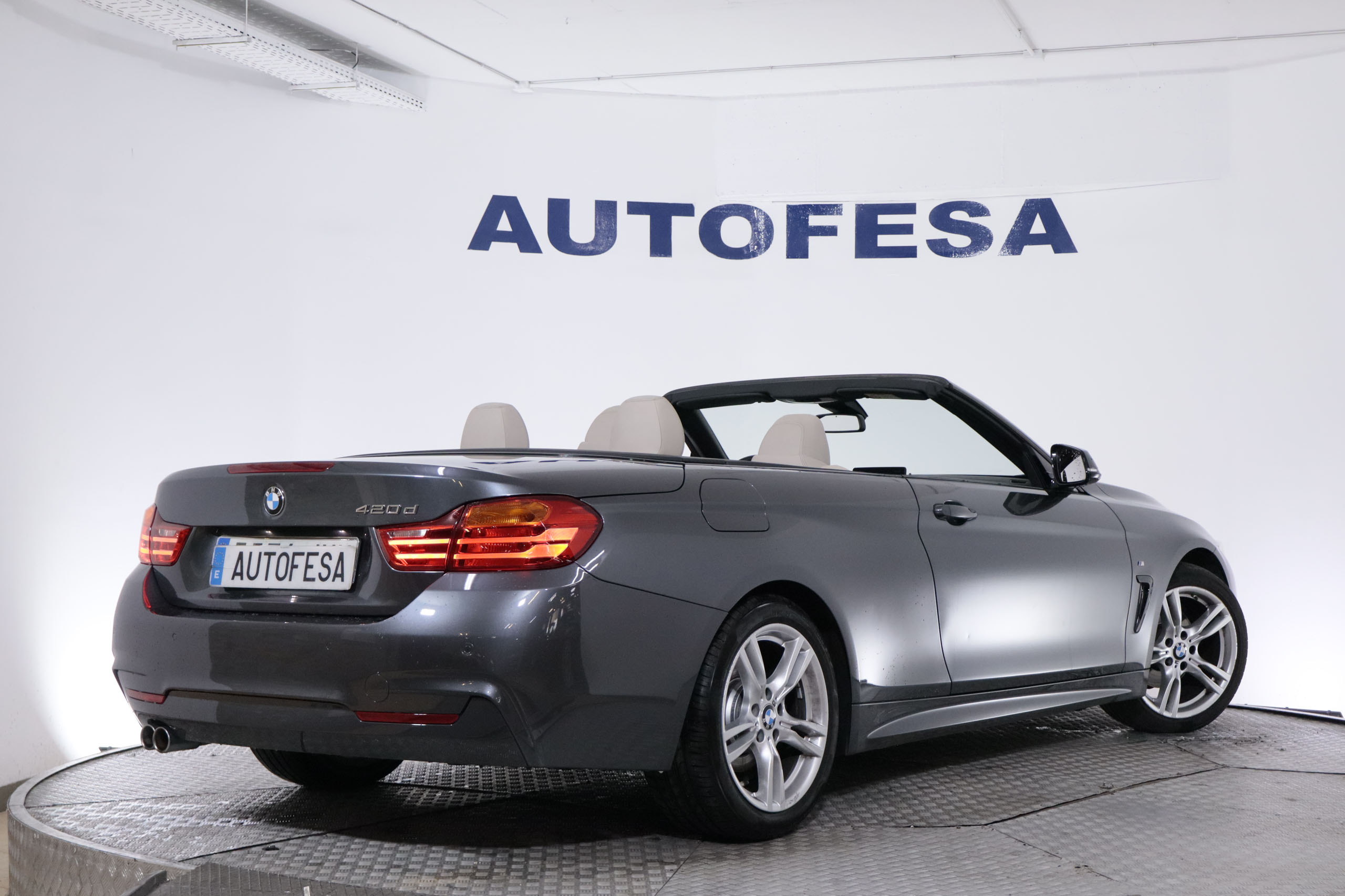 BMW 420 SERIE 420D CABRIO AUTO PACK M # CUERO,NAVY,BIXENON foto 14