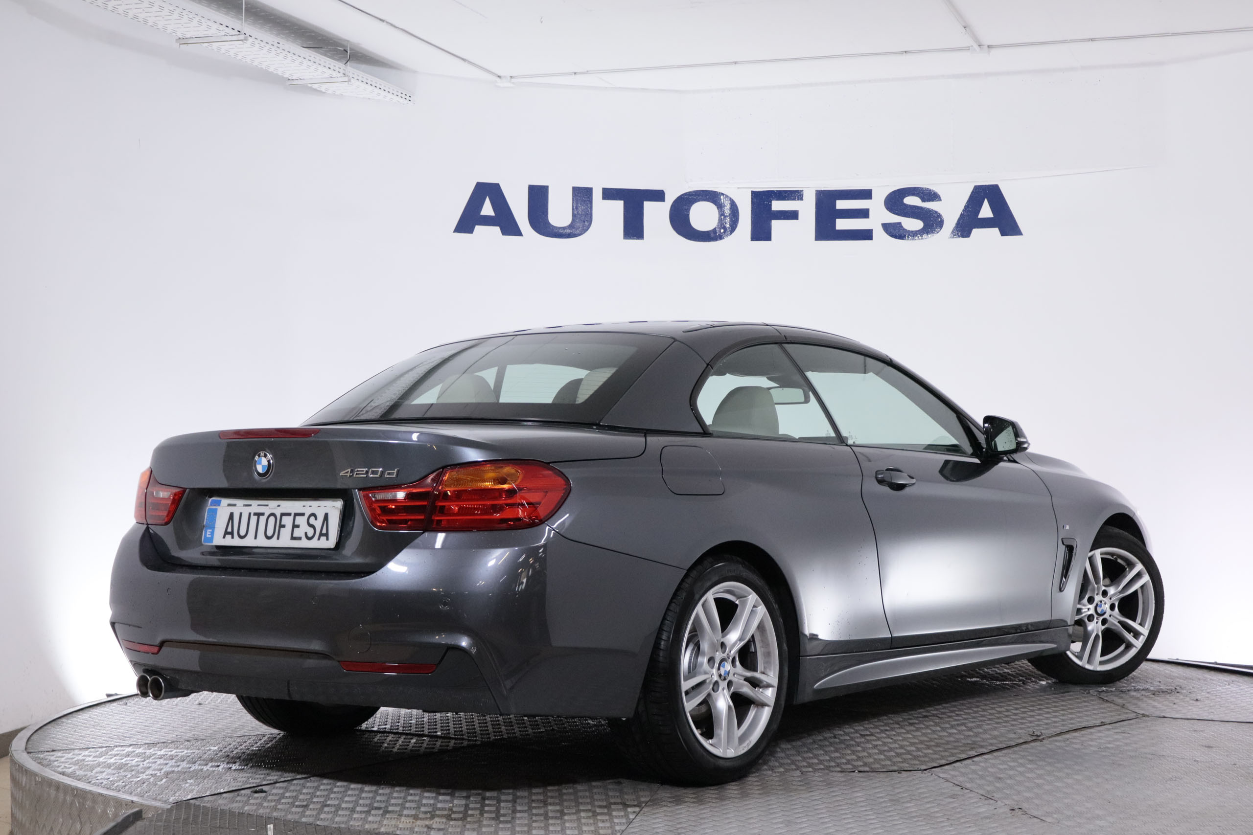 BMW 420 SERIE 420D CABRIO AUTO PACK M # CUERO,NAVY,BIXENON foto 17