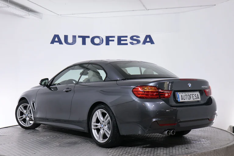 BMW 420 SERIE 420D CABRIO AUTO PACK M # CUERO,NAVY,BIXENON foto 18
