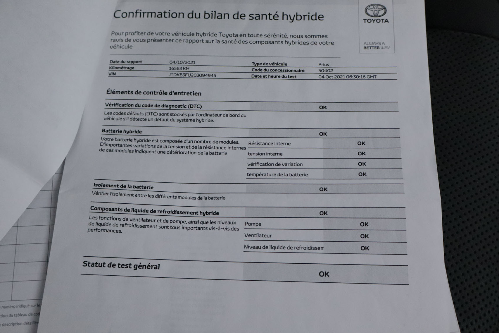 Toyota Prius 1.8 HYBRID DYNAMIC PACK AUTO 136CV 5P # CUERO,NAVY,CAMARA 360 foto 31