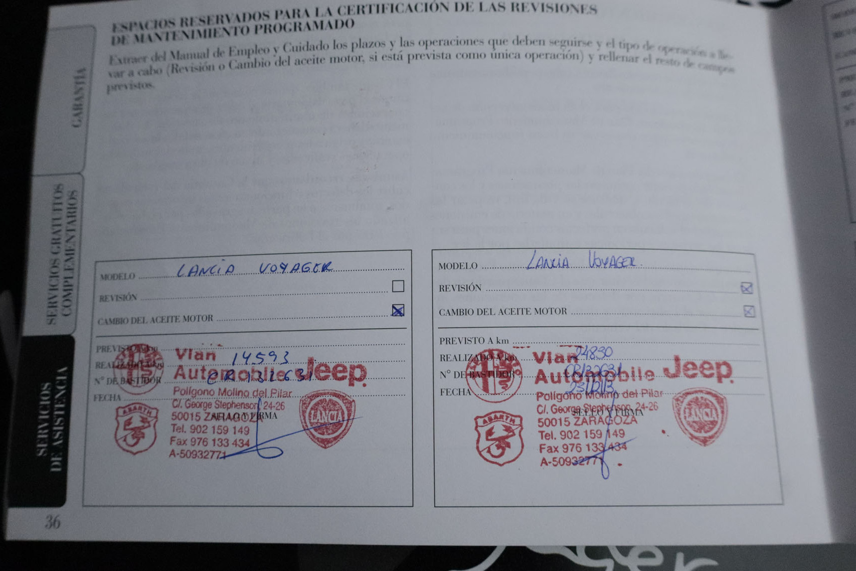 Lancia Voyager 2.8 CRD GOLD AUTO 163CV 7 PLAZAS 5P # CUERO,PARTKTORNIC foto 27