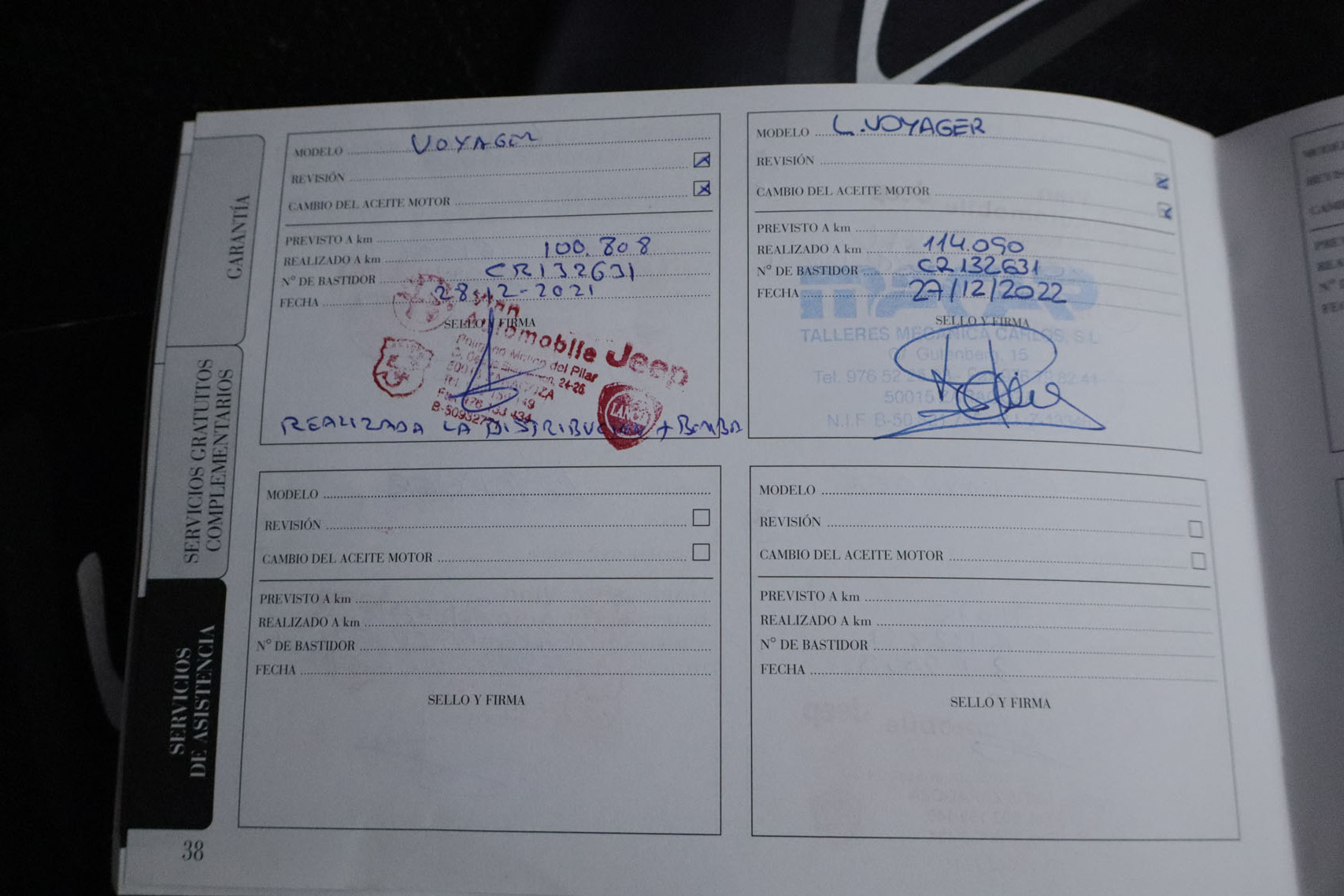 Lancia Voyager 2.8 CRD GOLD AUTO 163CV 7 PLAZAS 5P # CUERO,PARTKTORNIC foto 29