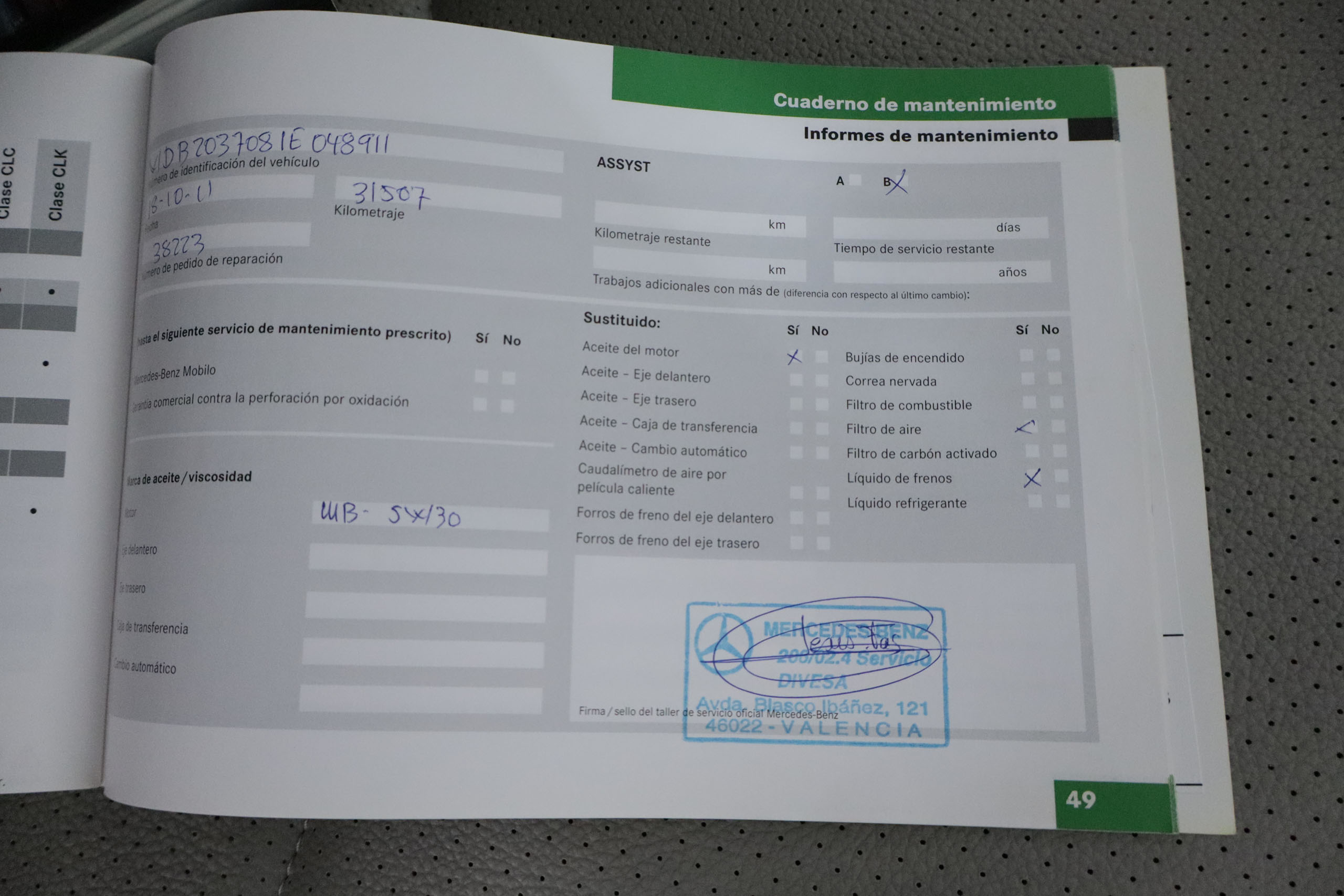 Mercedes-benz CLC 220 CLASE CLC 220 CDI AUTO AMG LINE 3P # CUERO foto 25