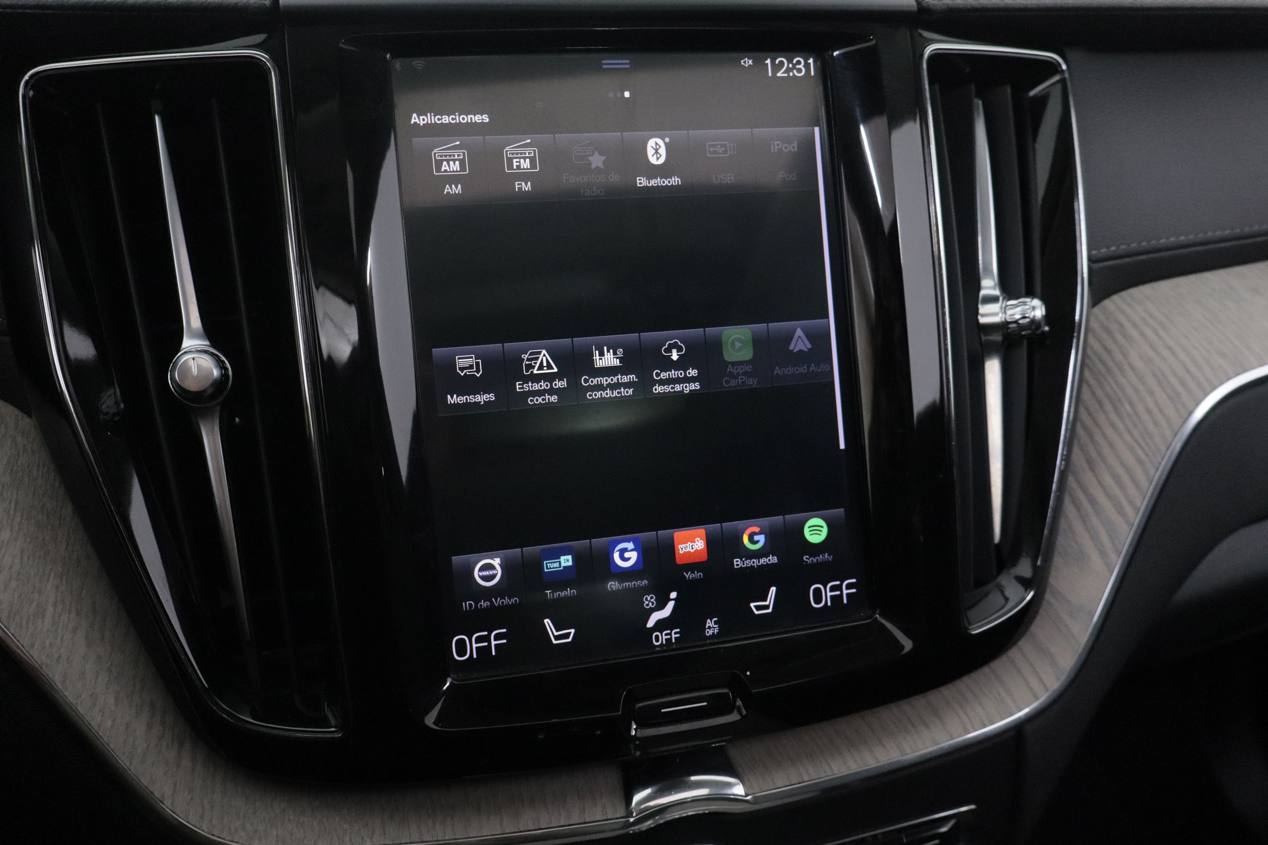 Volvo Xc 60 2.0 D4 INSCRIPTION 190CV AUTO 2WD 5P # TECHO PANORAMICO ELE,NAVY,CUERO,PARKTRONIC foto 19