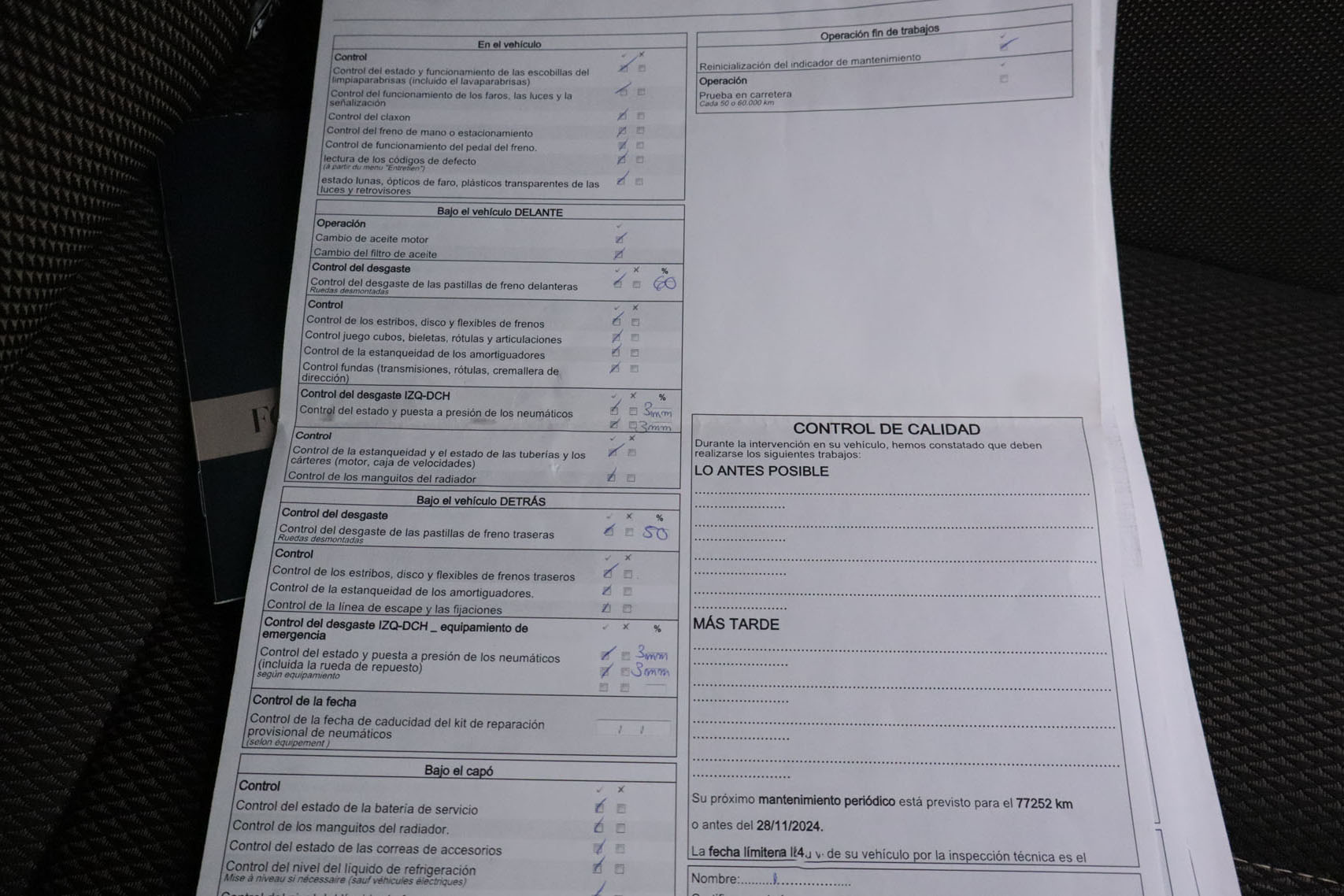 DS DS 7 Crossback 1.6i AUTO 180CV SO CHIC 4x2 5P # NAVY, LUCES LED, PARKTRONIC foto 29