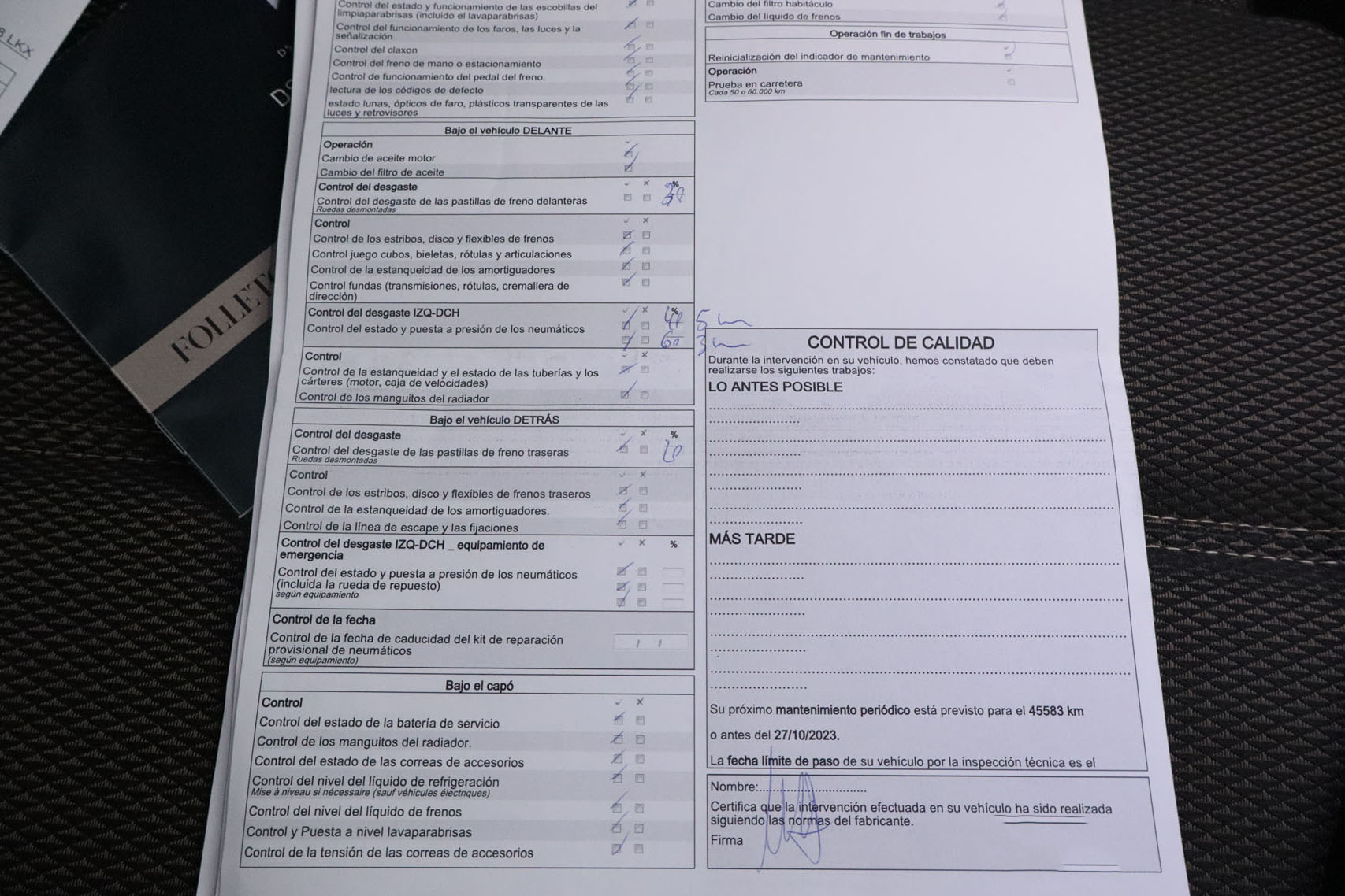 DS DS 7 Crossback 1.6i AUTO 180CV SO CHIC 4x2 5P # NAVY, LUCES LED, PARKTRONIC foto 30