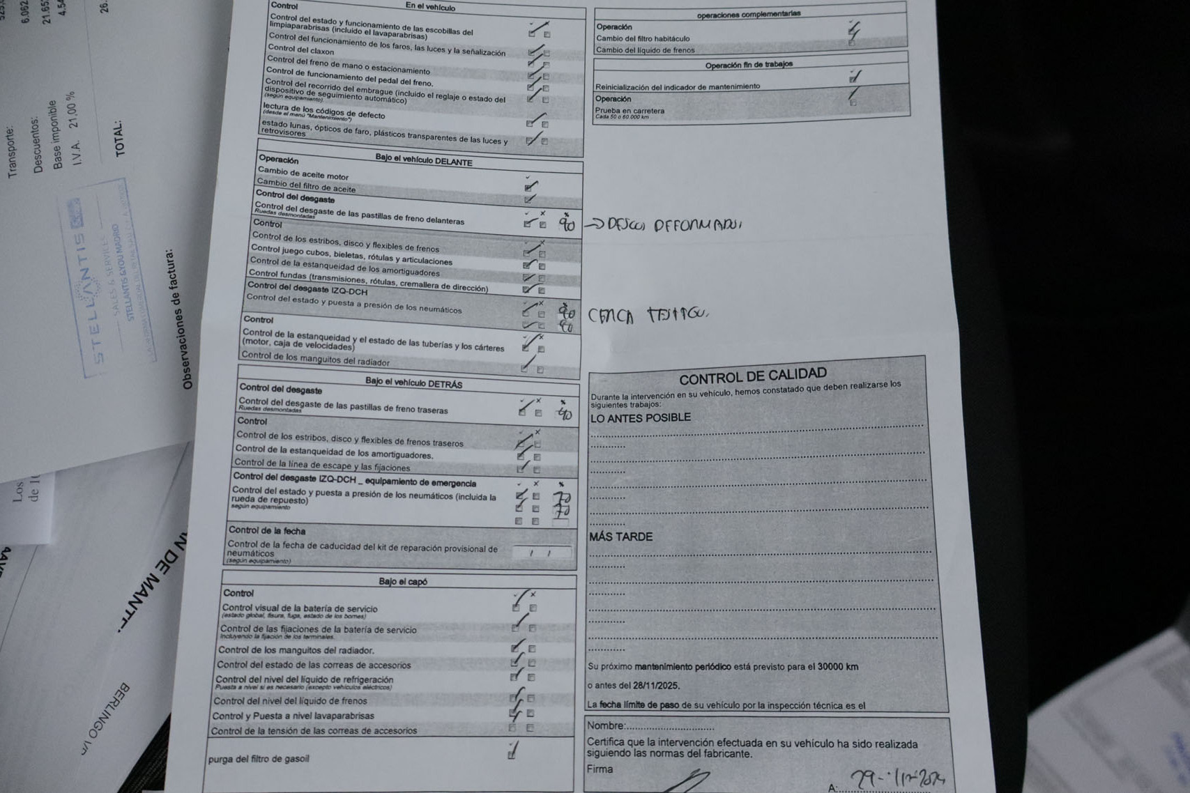 Citroen Berlingo TALLA XL 1.5 BLUEHDI XTR SHINE 7 PLAZAS 130CV 5P # NAVY,PARKTRONIC foto 33