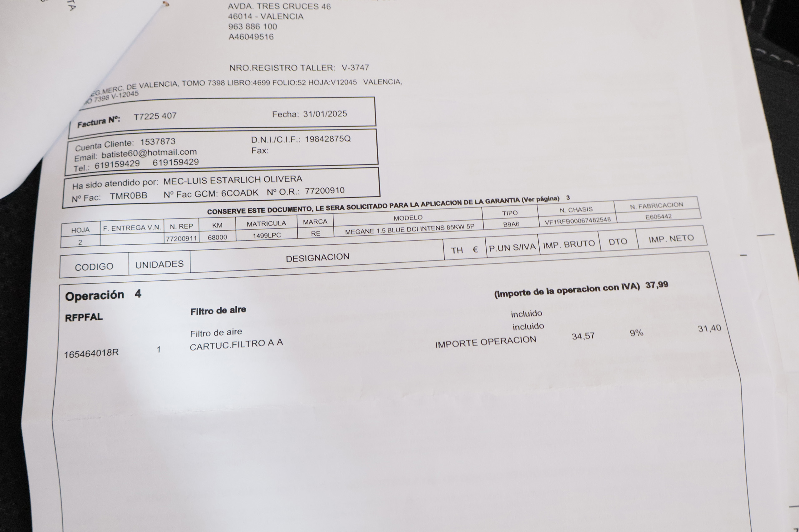Renault Megane 1.5 DCI INTENS 115CV 5P #PARKTRONIC,LUCES LED foto 26
