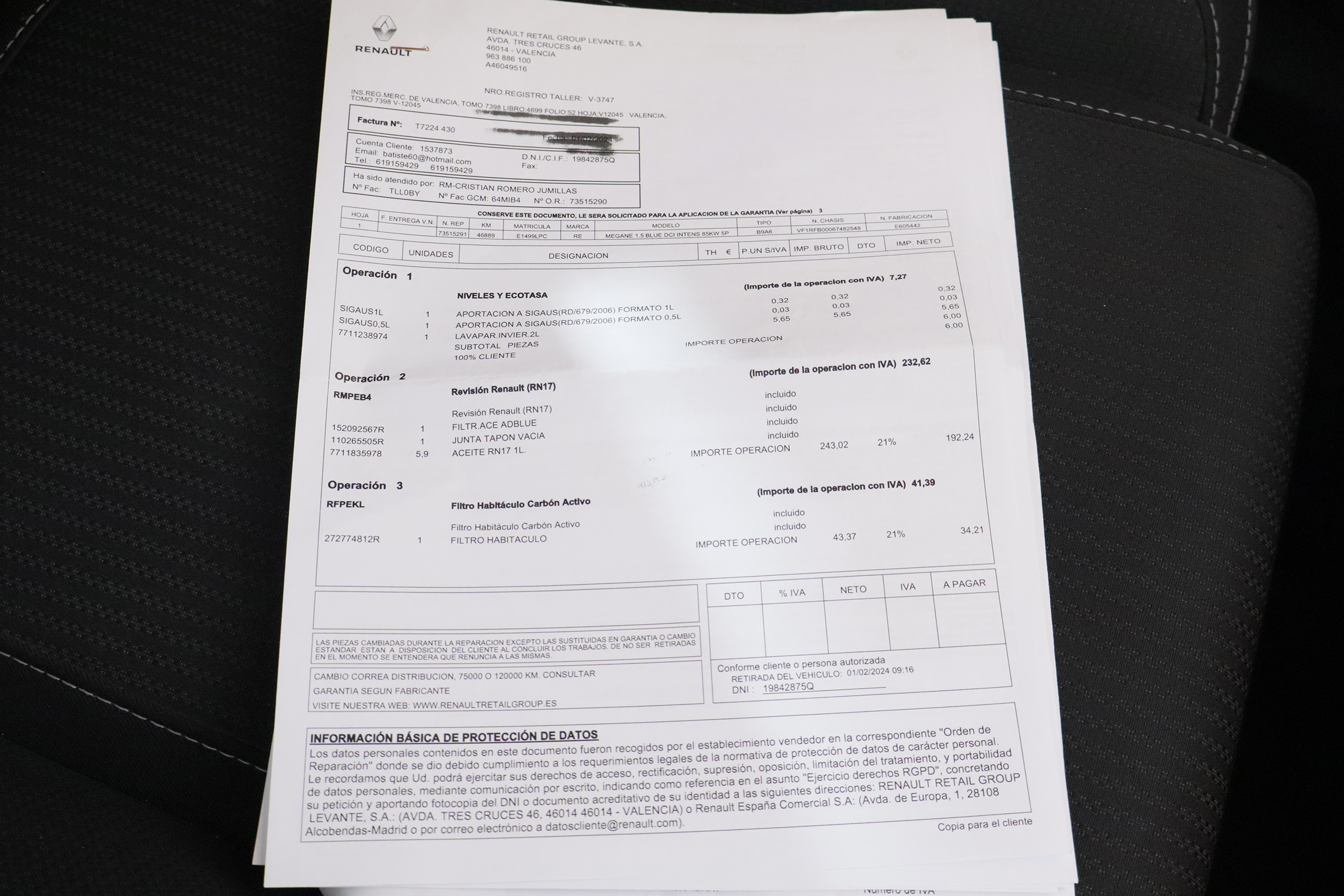 Renault Megane 1.5 DCI INTENS 115CV 5P #PARKTRONIC,LUCES LED foto 28